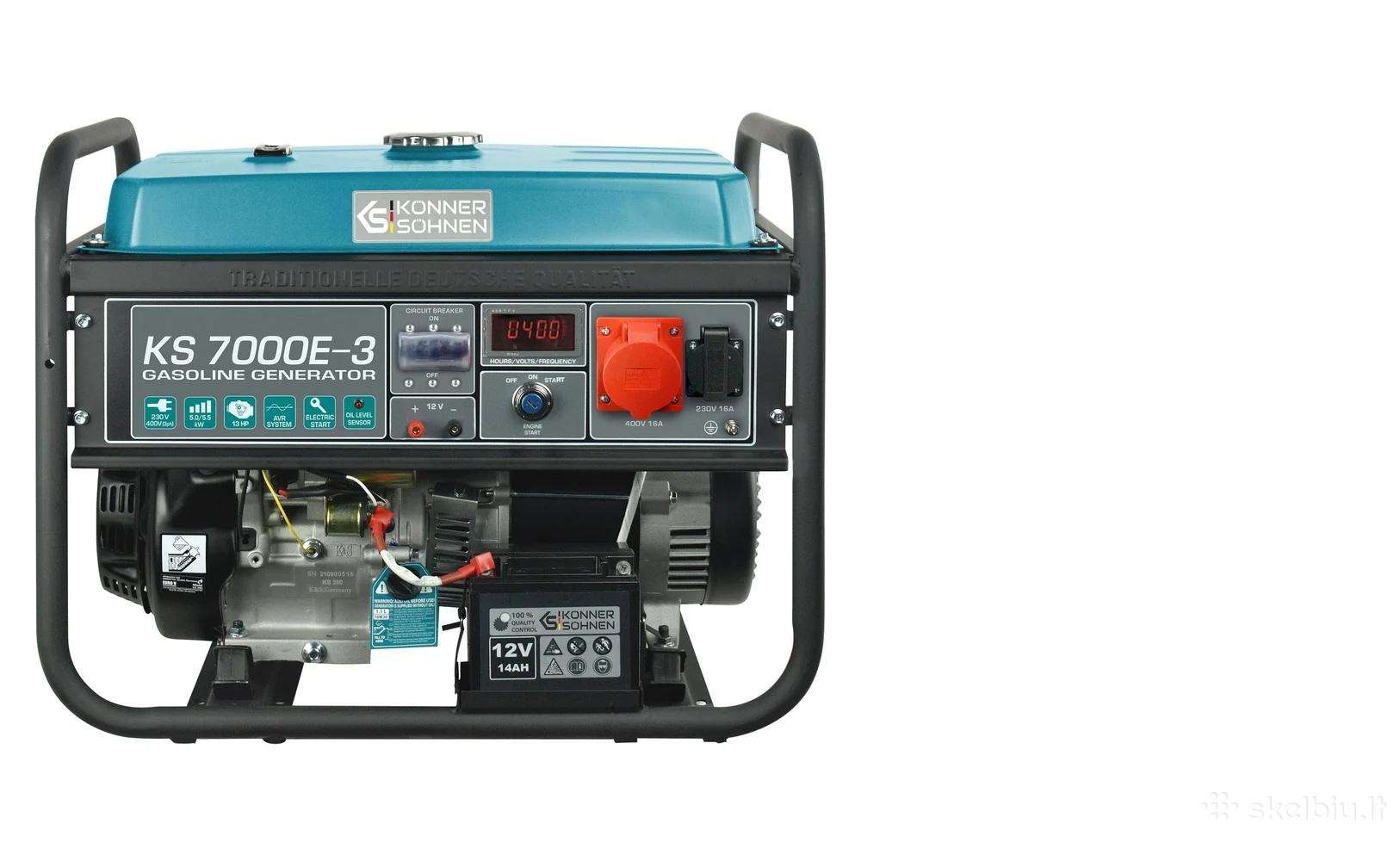 Benzininis generatorius 5,5 kw