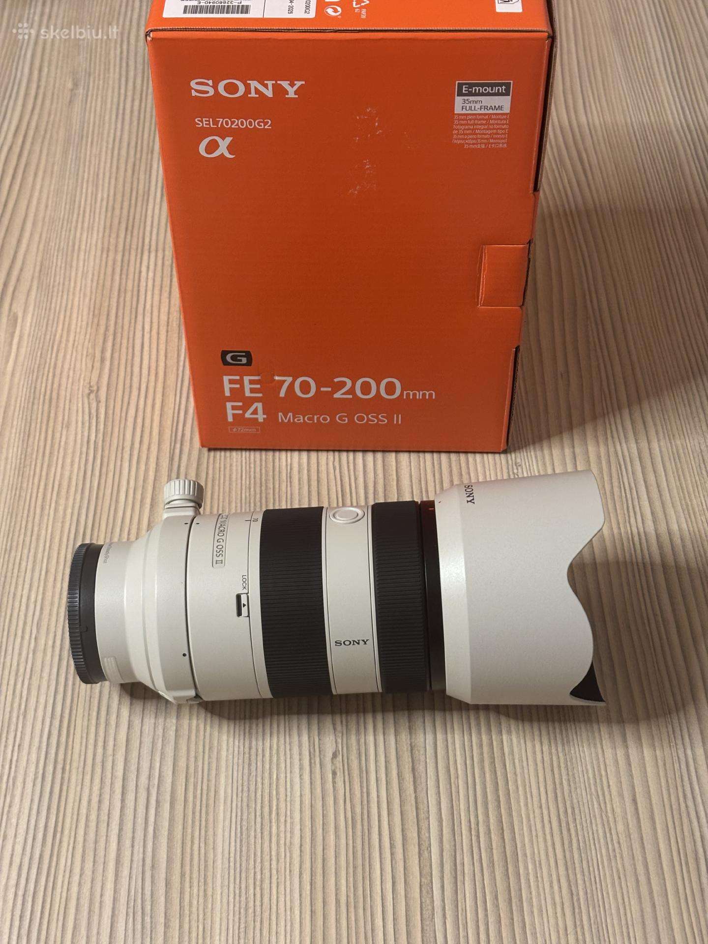Sony Fe 4/70-200 Macro G Oss II objektyvas