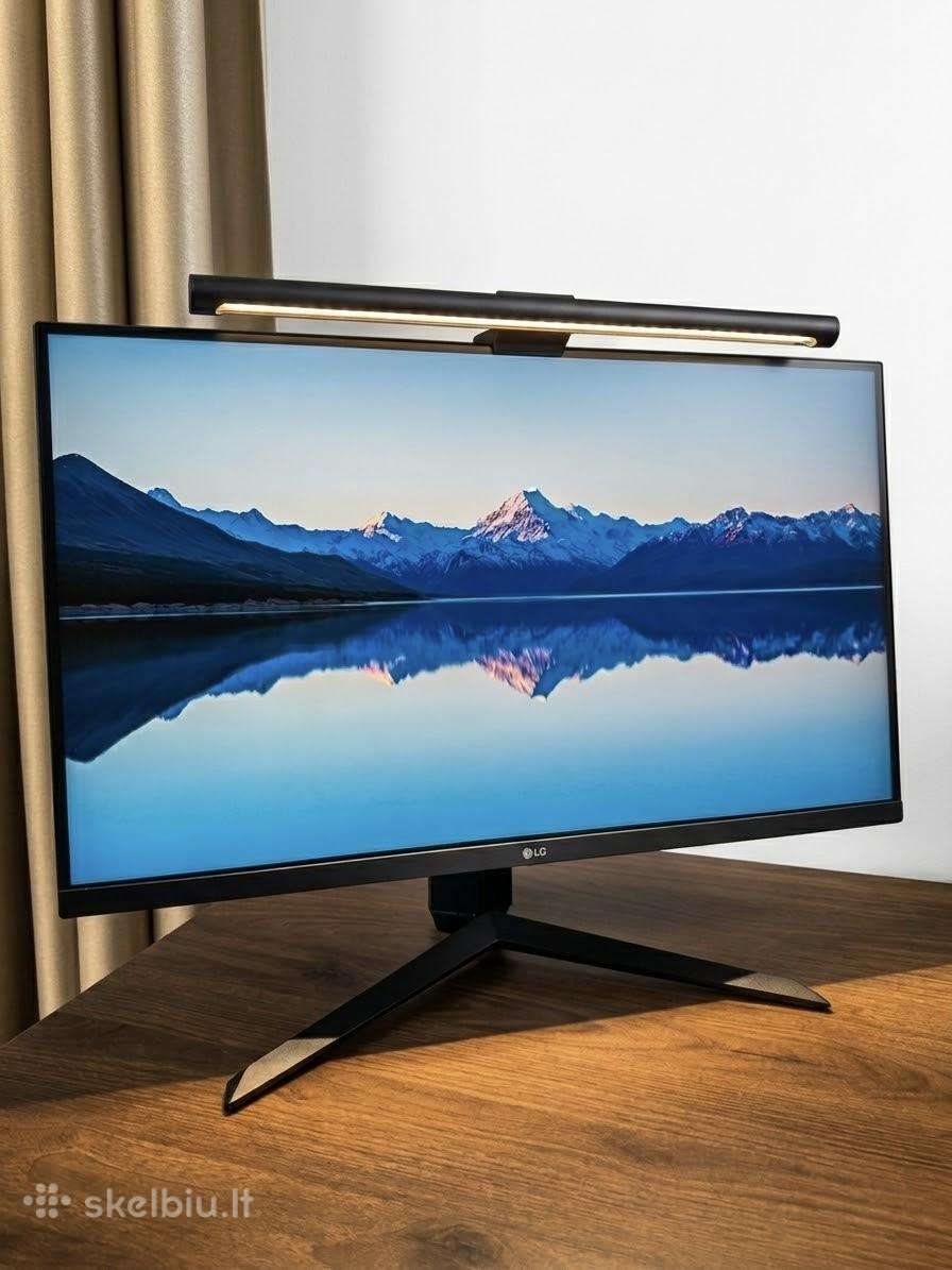LG 1440p 165hz Monitorius + Ranka + Light Bar