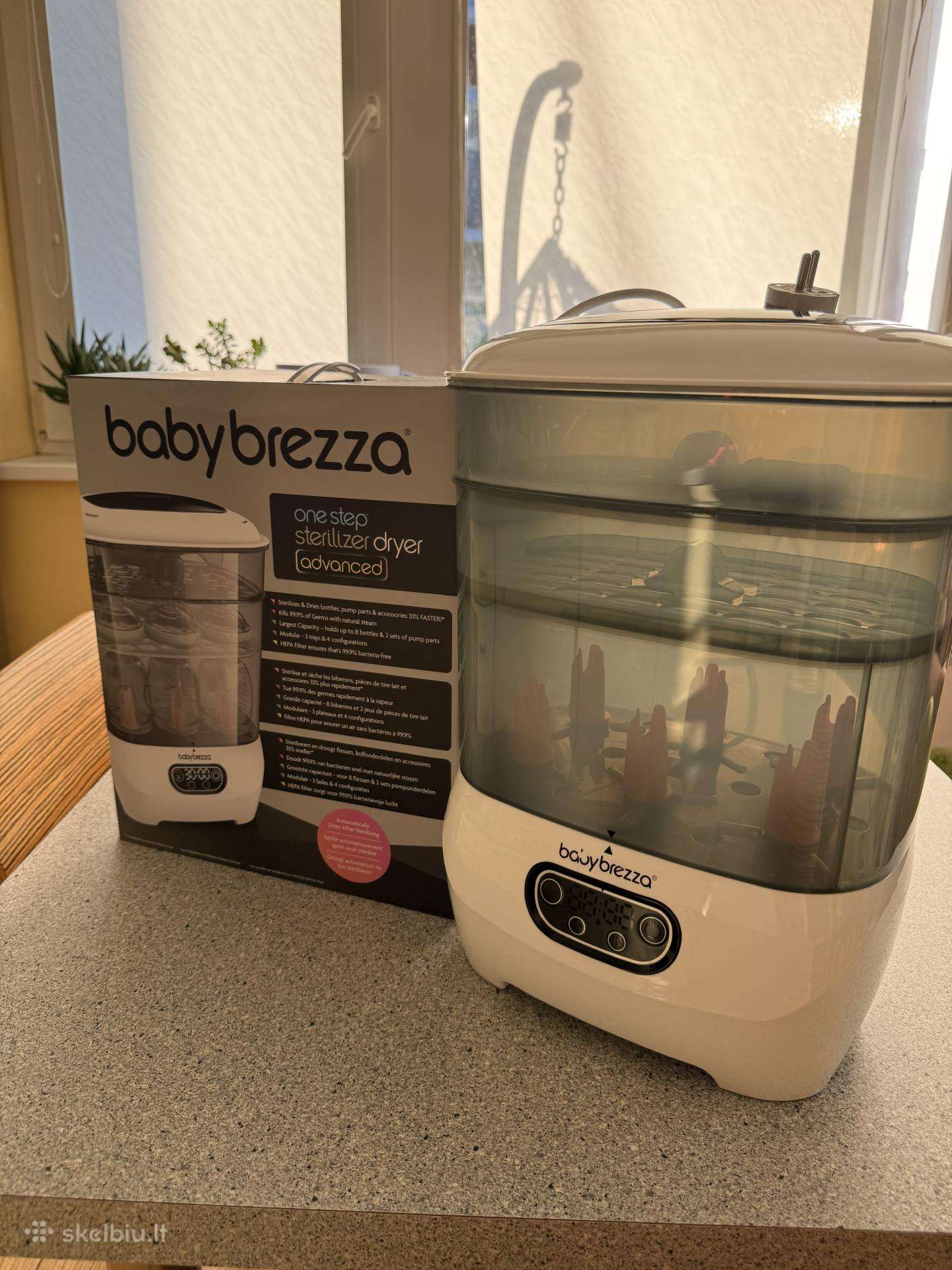 Baby Brezza buteliukų sterilizatorius