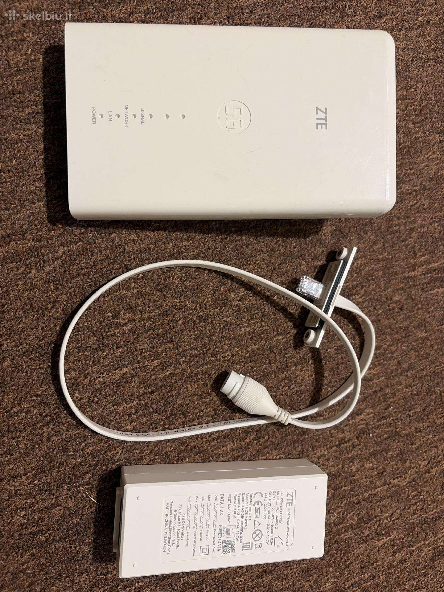 Zte 5G antena, modemas
