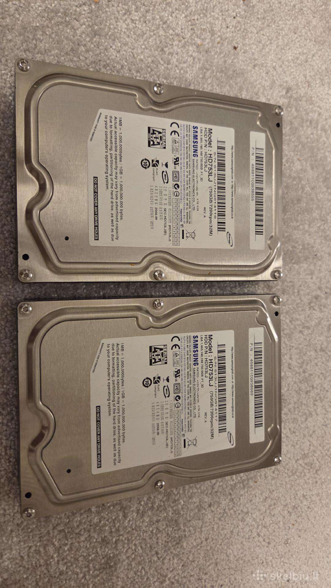 Kietasis diskas HDD Sata 750 GB
