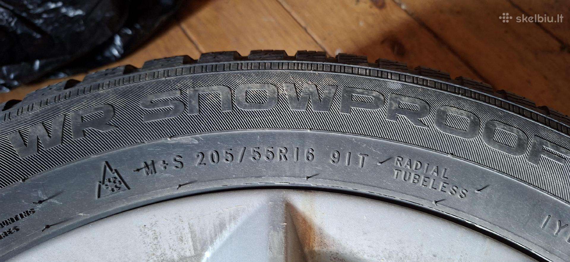 Žieminės padangos su ratlankiais R16 5x112