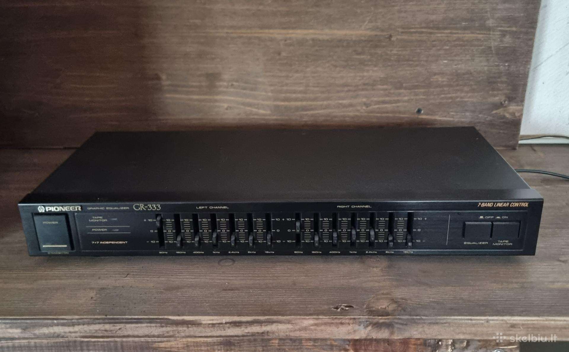 7-ių juostų ekvalaizeris Pioneer Gr-333