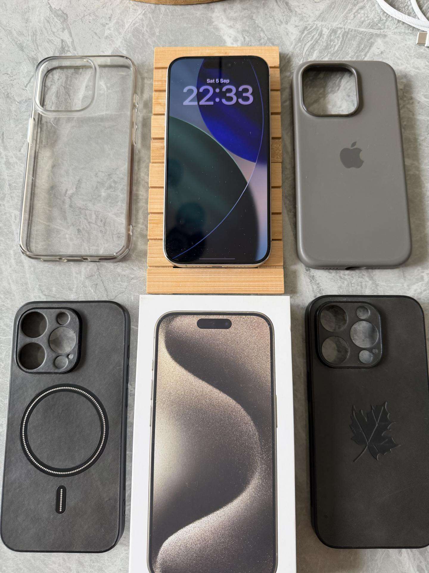 iPhone 15 Pro 128gb, Natural Titanium (2024)
