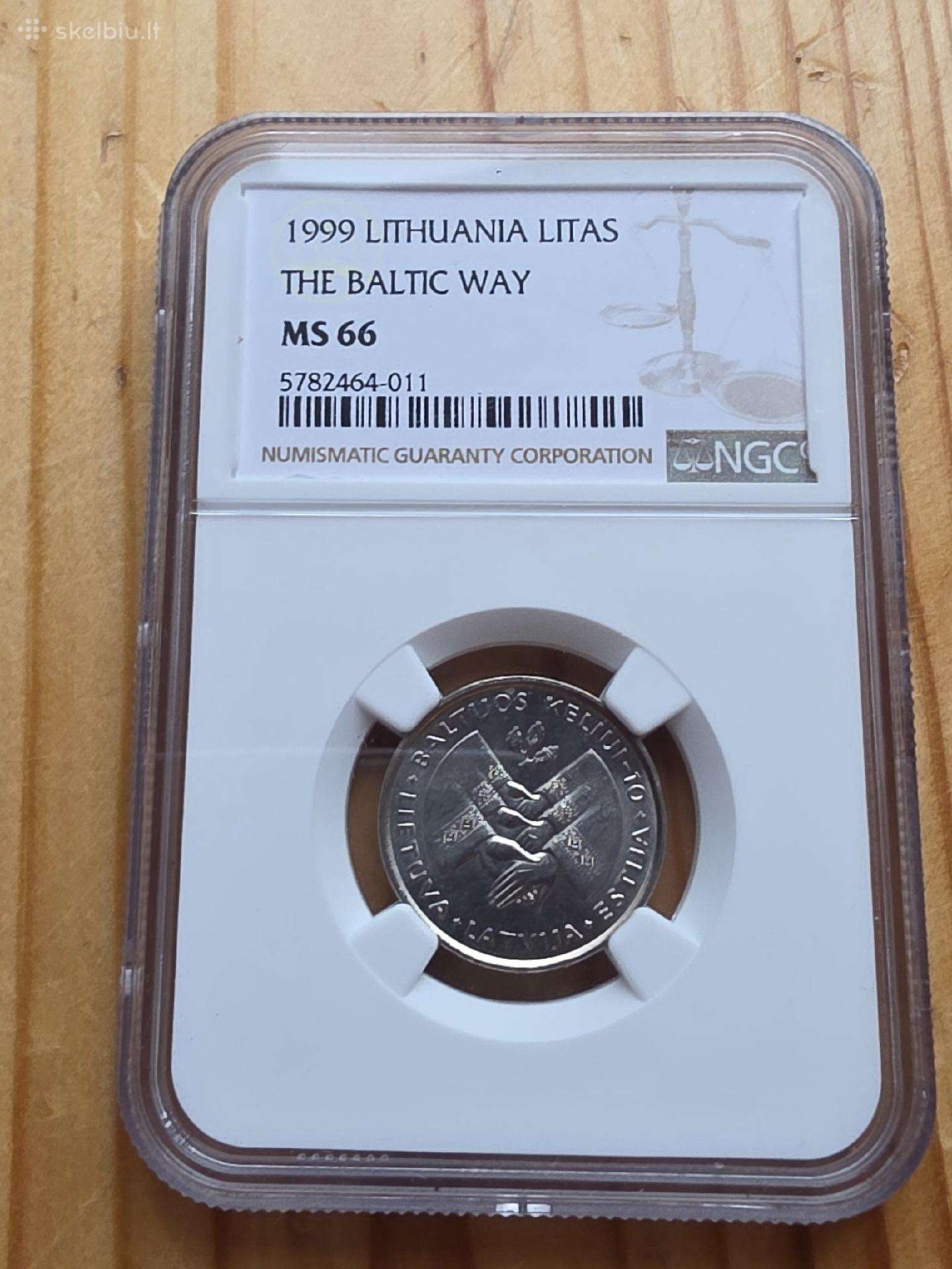 1999 1 LT Baltijos kelias Ms 66 Ngc