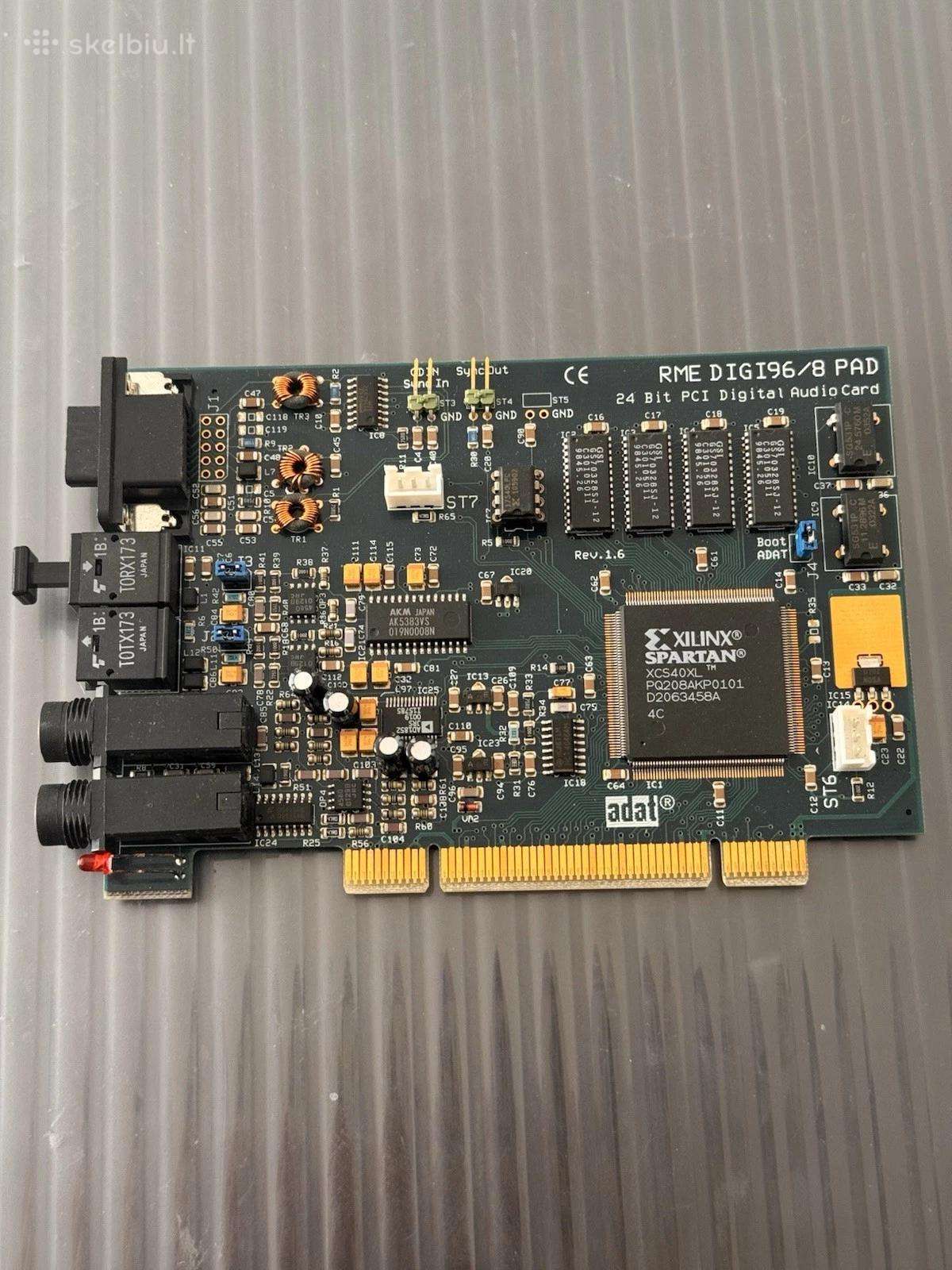 Profesionali garso Rme Digi 96/8 Pad Pci 24 Bit