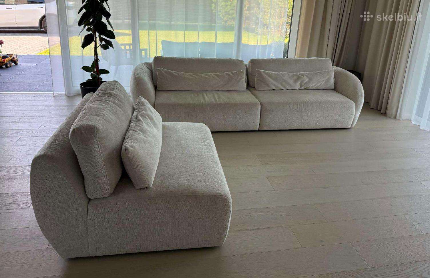 Parduodu mažai naudotas 3-viete ir 2-viete sofas