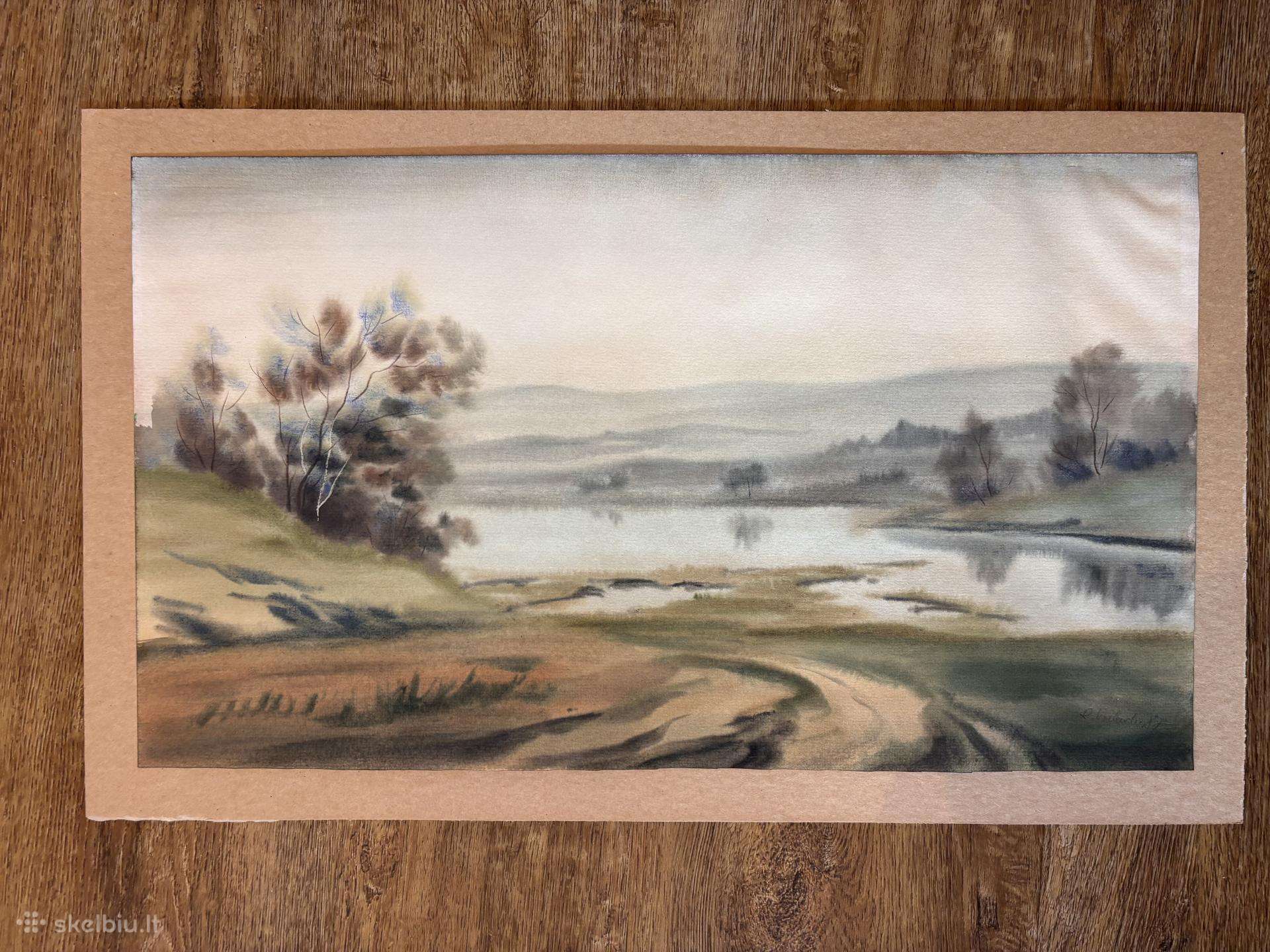 Tapytas paveikslas akvarelė