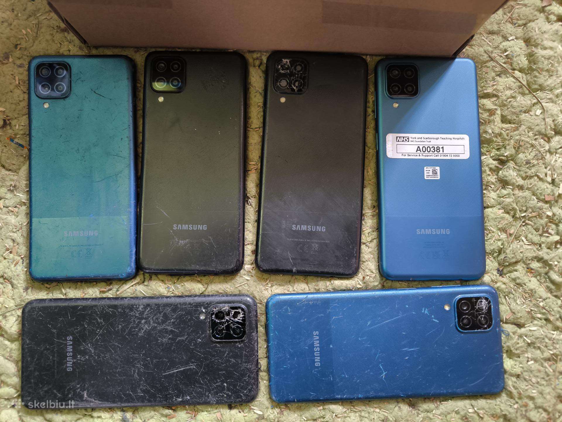 Samsung a12 įvairus, be arb su blogu iššviesykliu