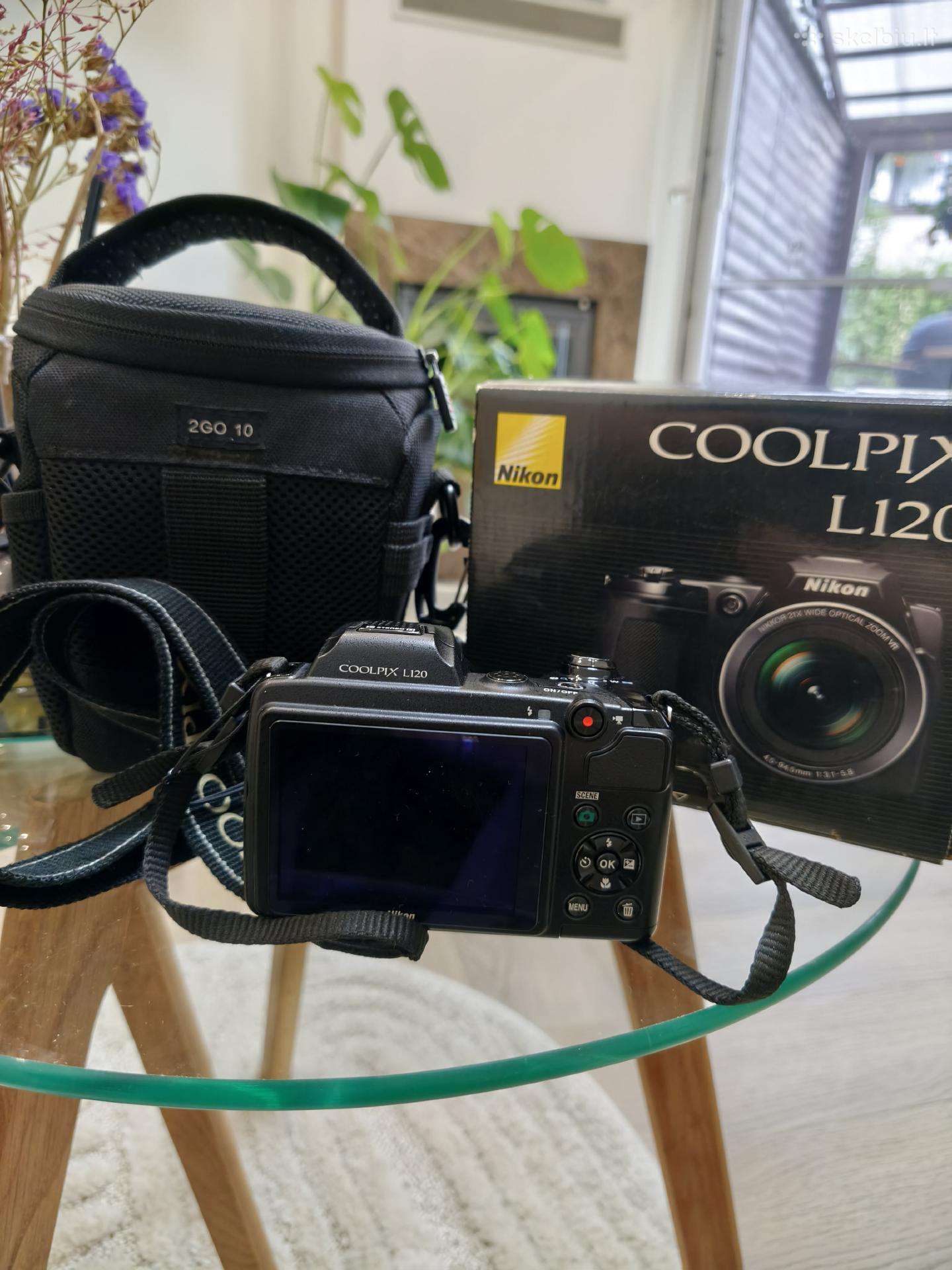 Nikon Coolpix L120 fotoaparatas