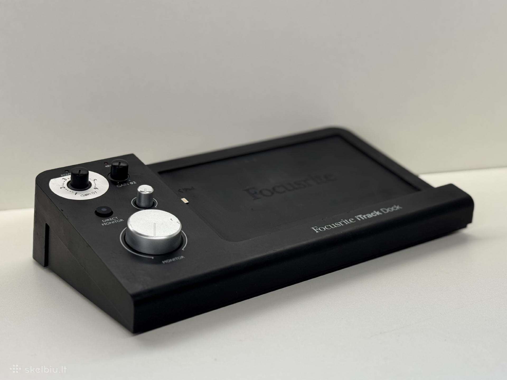 Focusrite itrack Dock, garso plokštė iPad