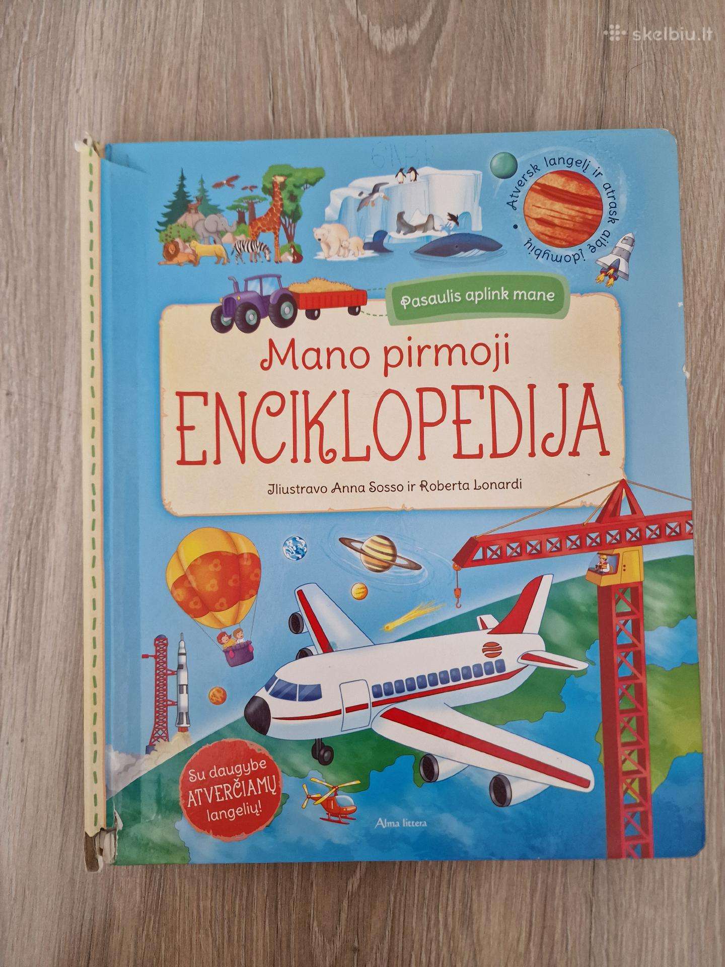 Dovanoju knygą vaikams Mano pirmoji enciklopedija