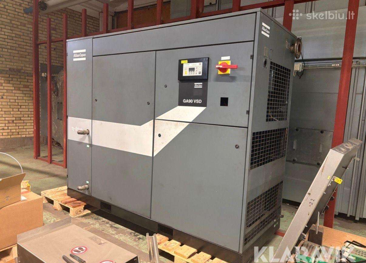 Sraigtinis kompresorius Atlas Ga90 Vsd