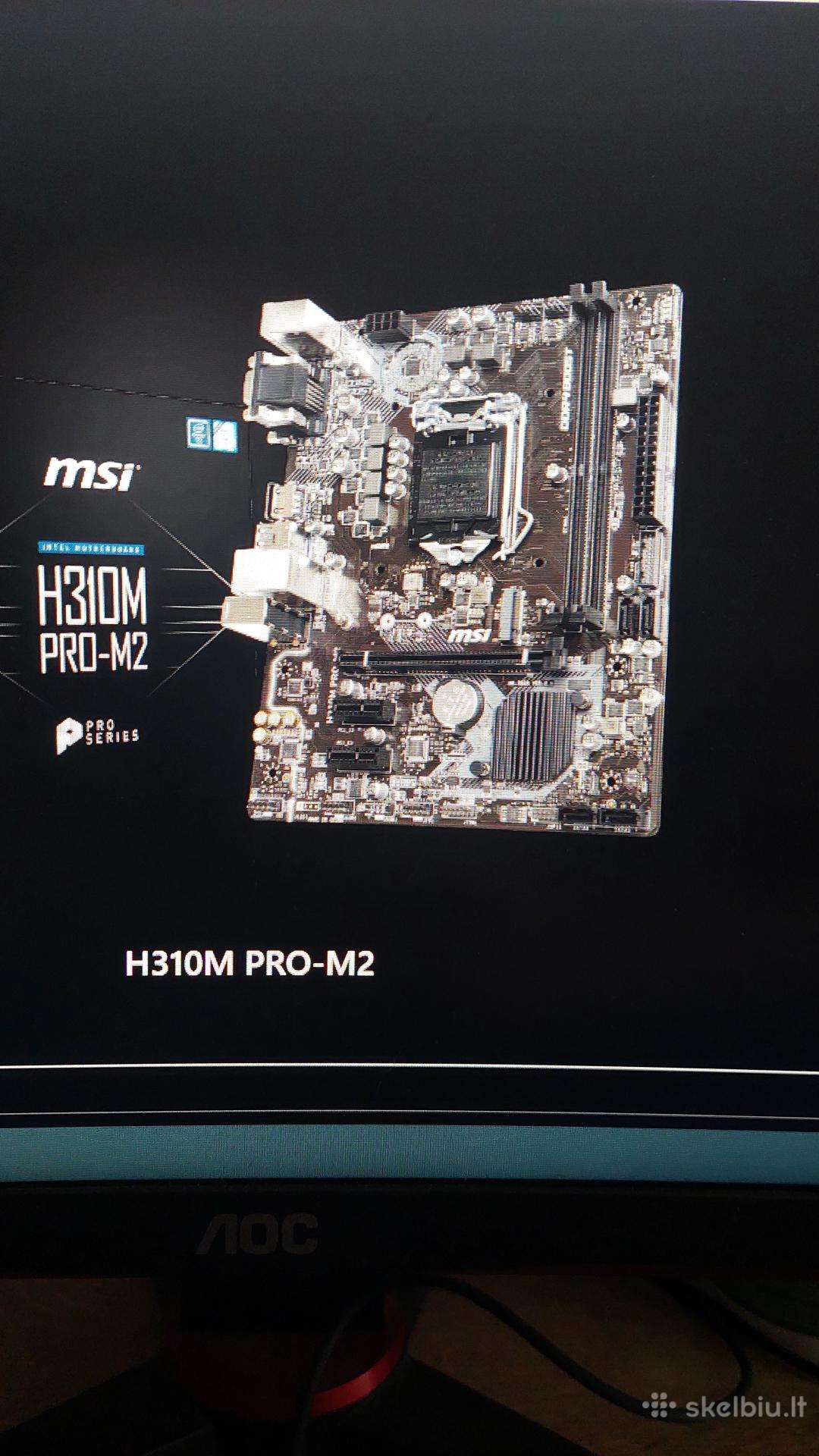 I7 8700 + Ddr4 16gb + Motininė + Aušintuvas