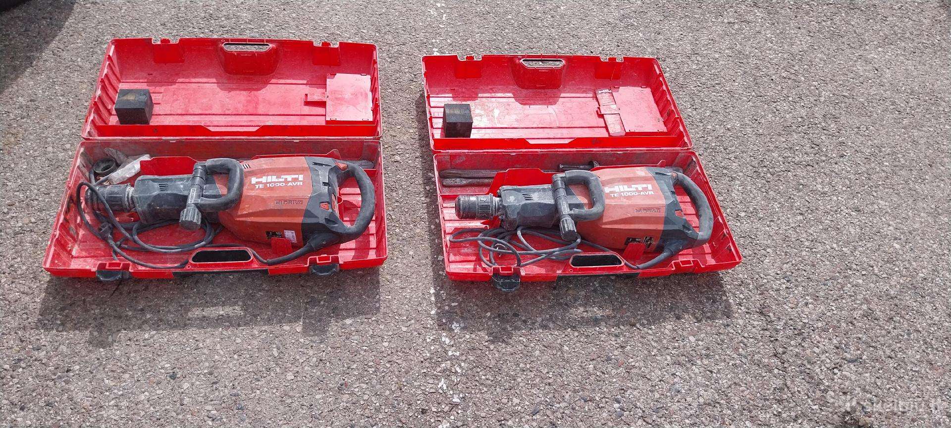 Parduodami naudoti Hilti Te-1000 Avr porfuratoriai