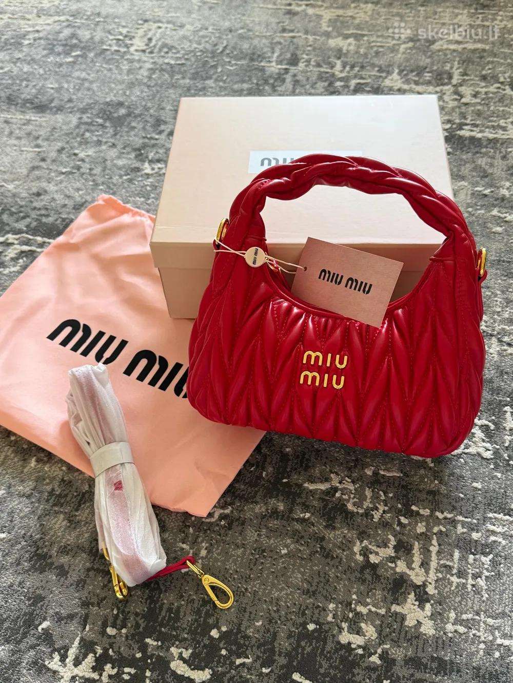 Miu Miu rankinė raudona