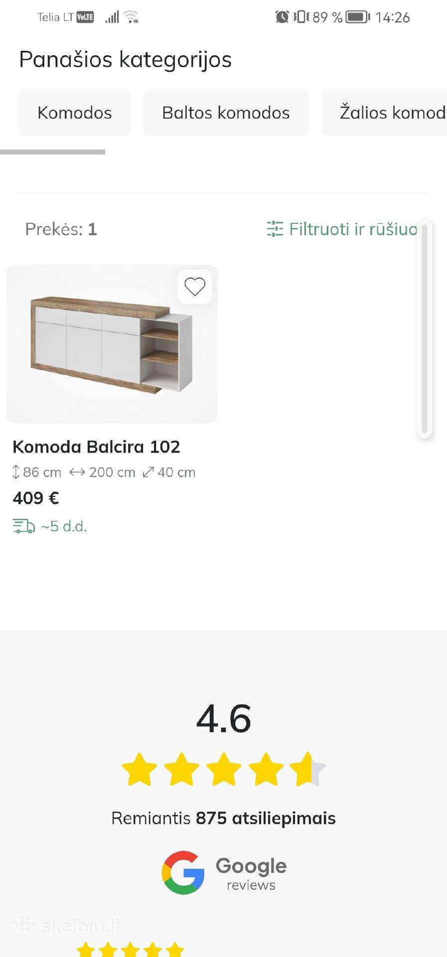 Nauja komoda
