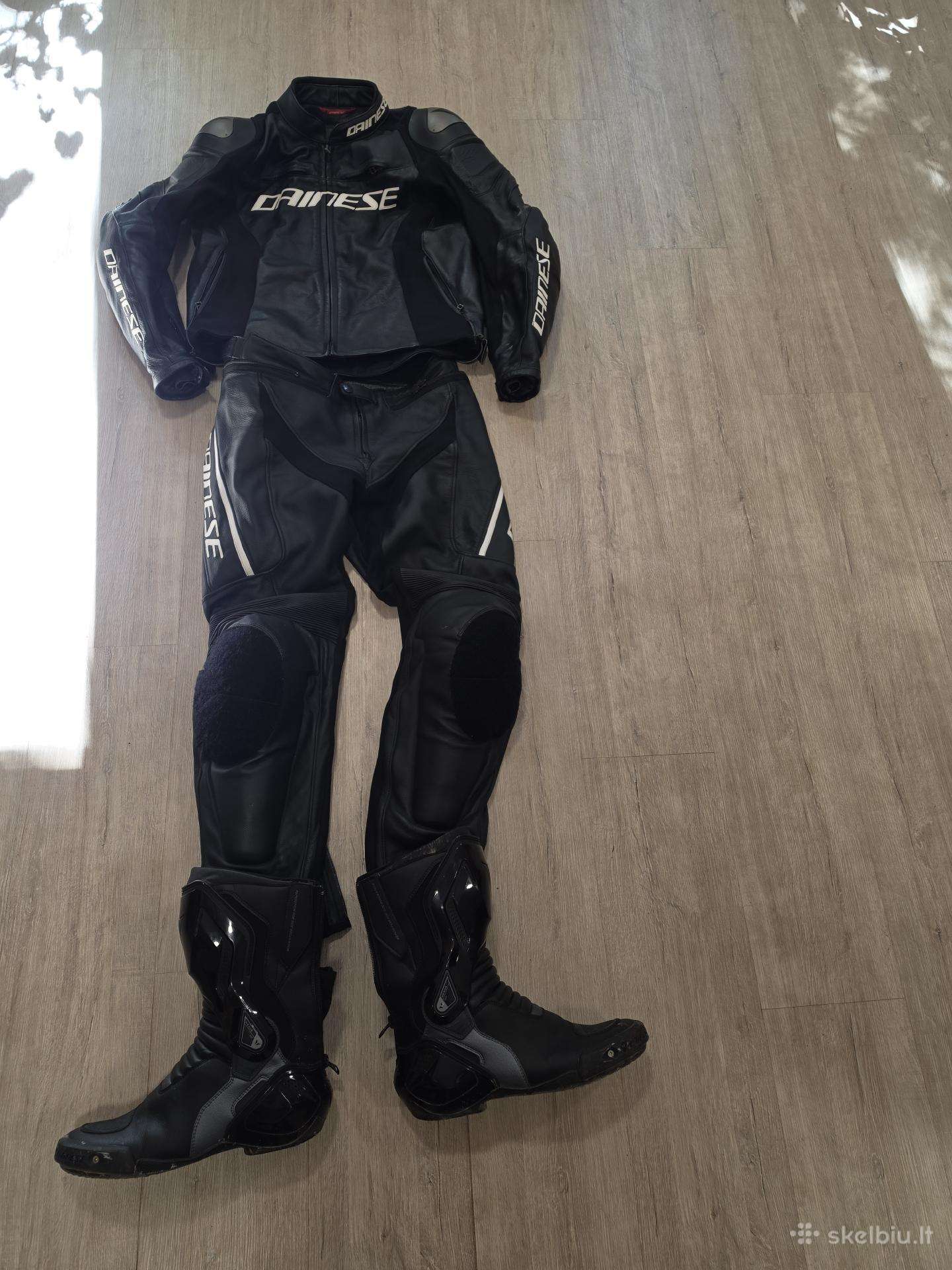 Dainese firmos kelnes švarkas ir batai