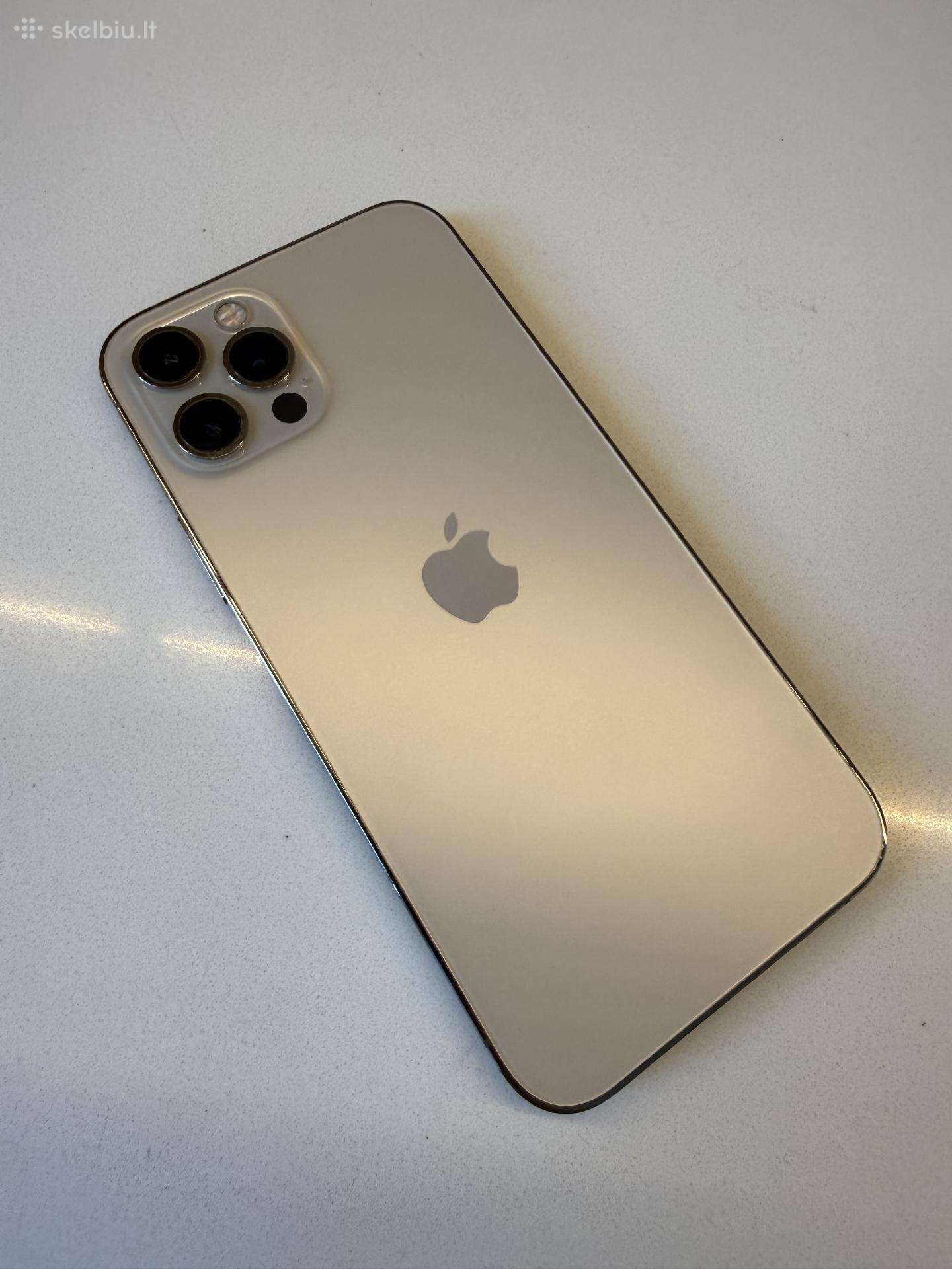 Parduodamas iPhone 12 Pro Gold, 128 GB