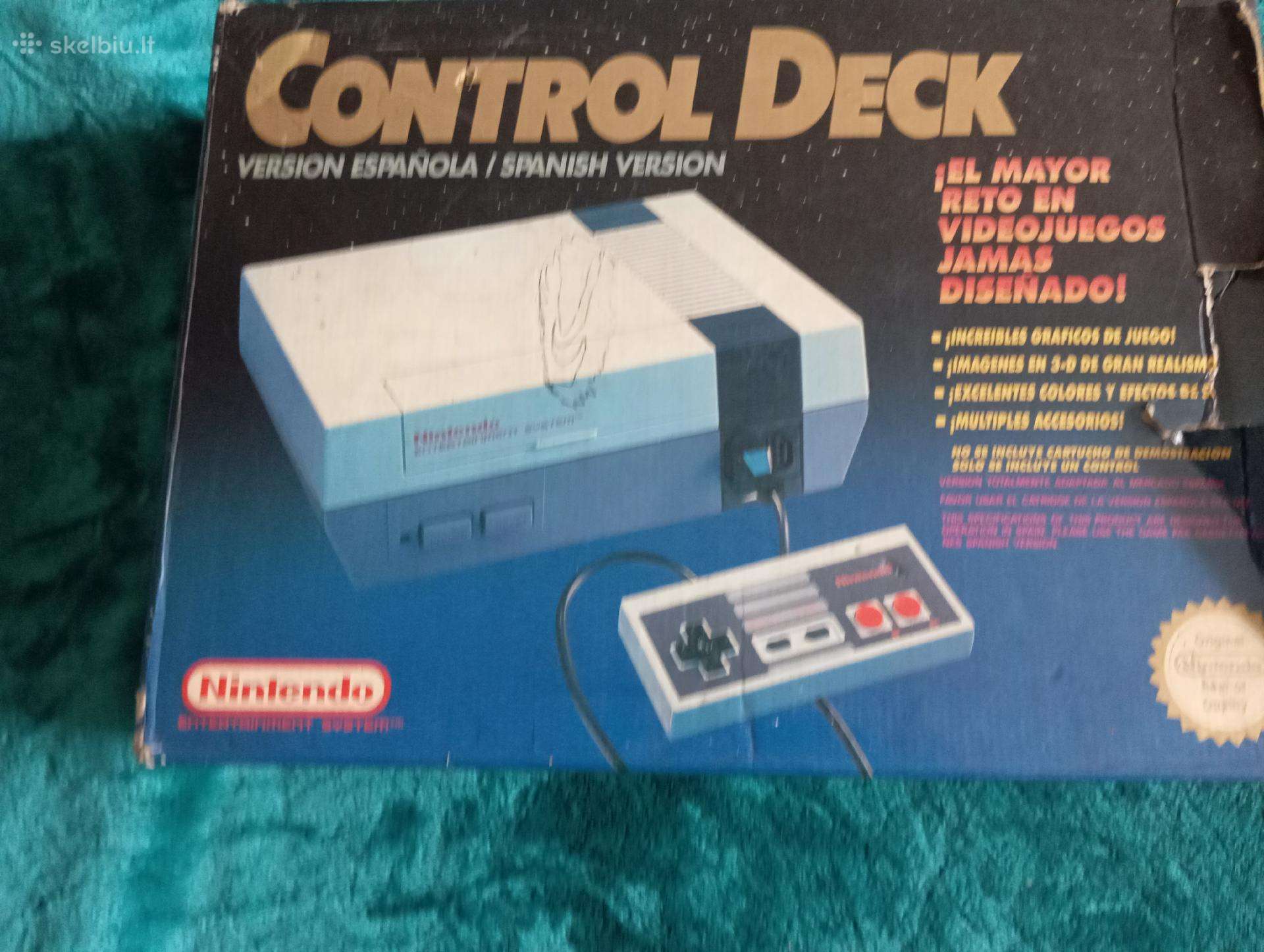 Nintendo Nes Control deck ispaniška, su dėže