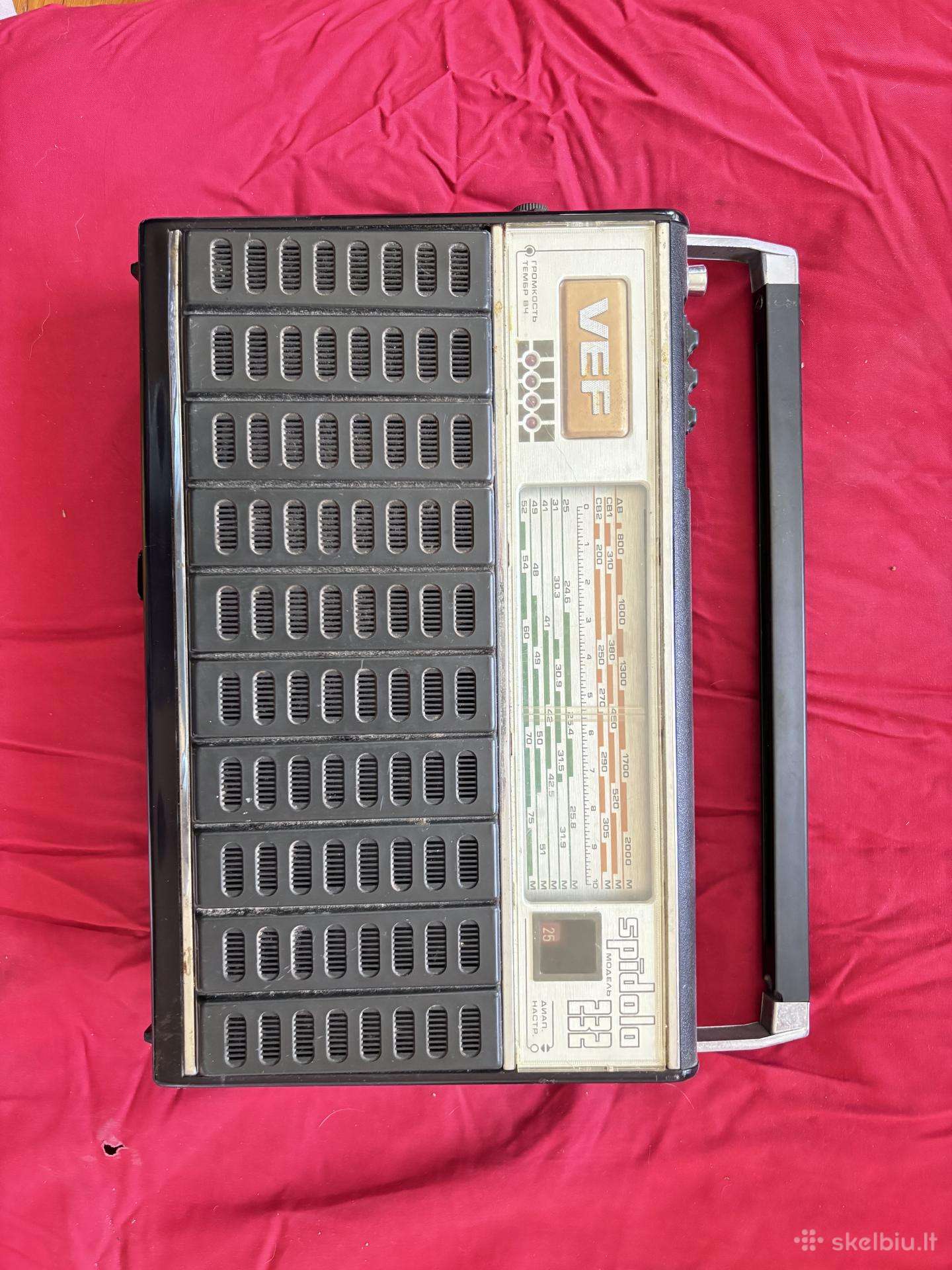 Vef Spidola 232 radio imtuvas (1980 m.)