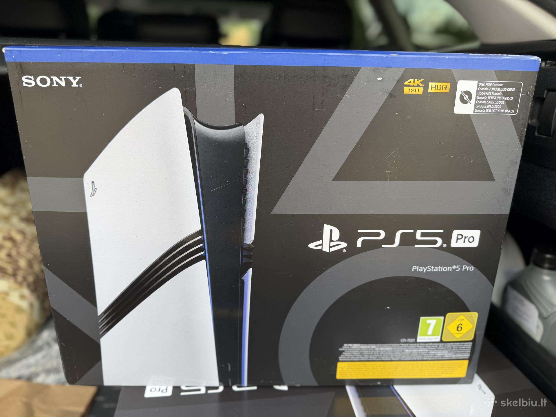 Sony Playstation 5 Pro 2tb 24men garantija