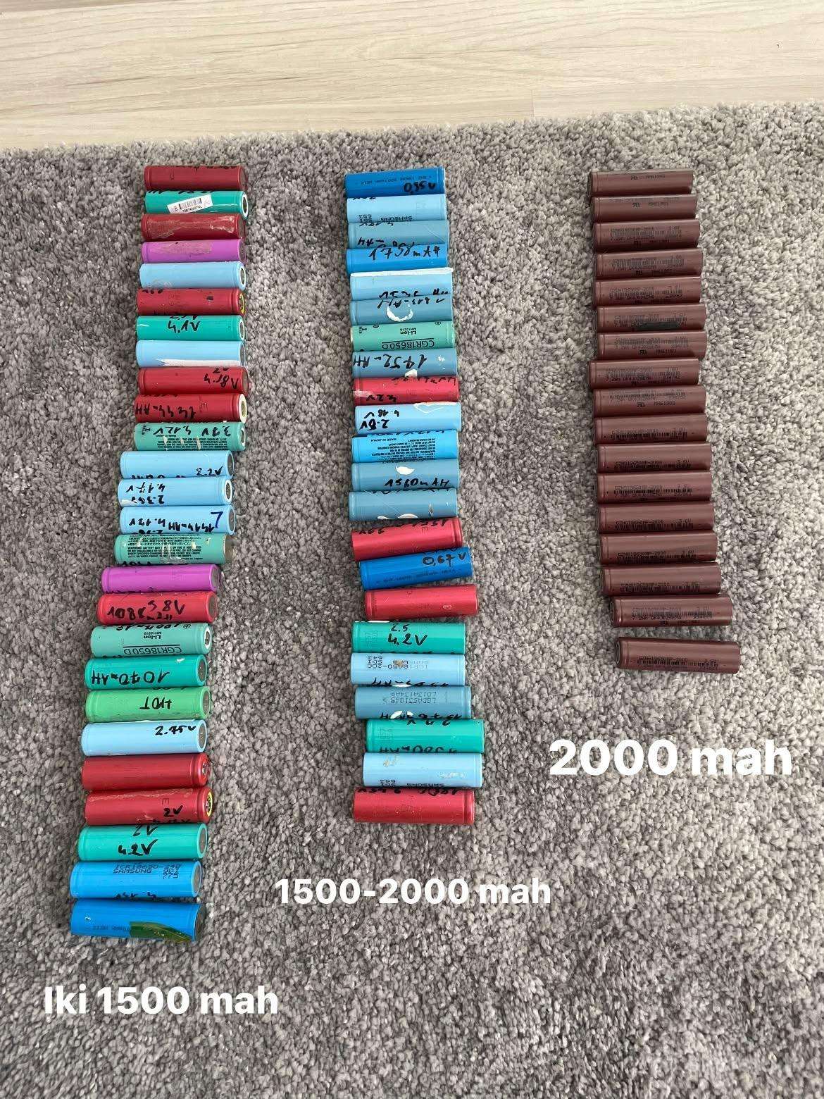 18650 Akumuliatoriai