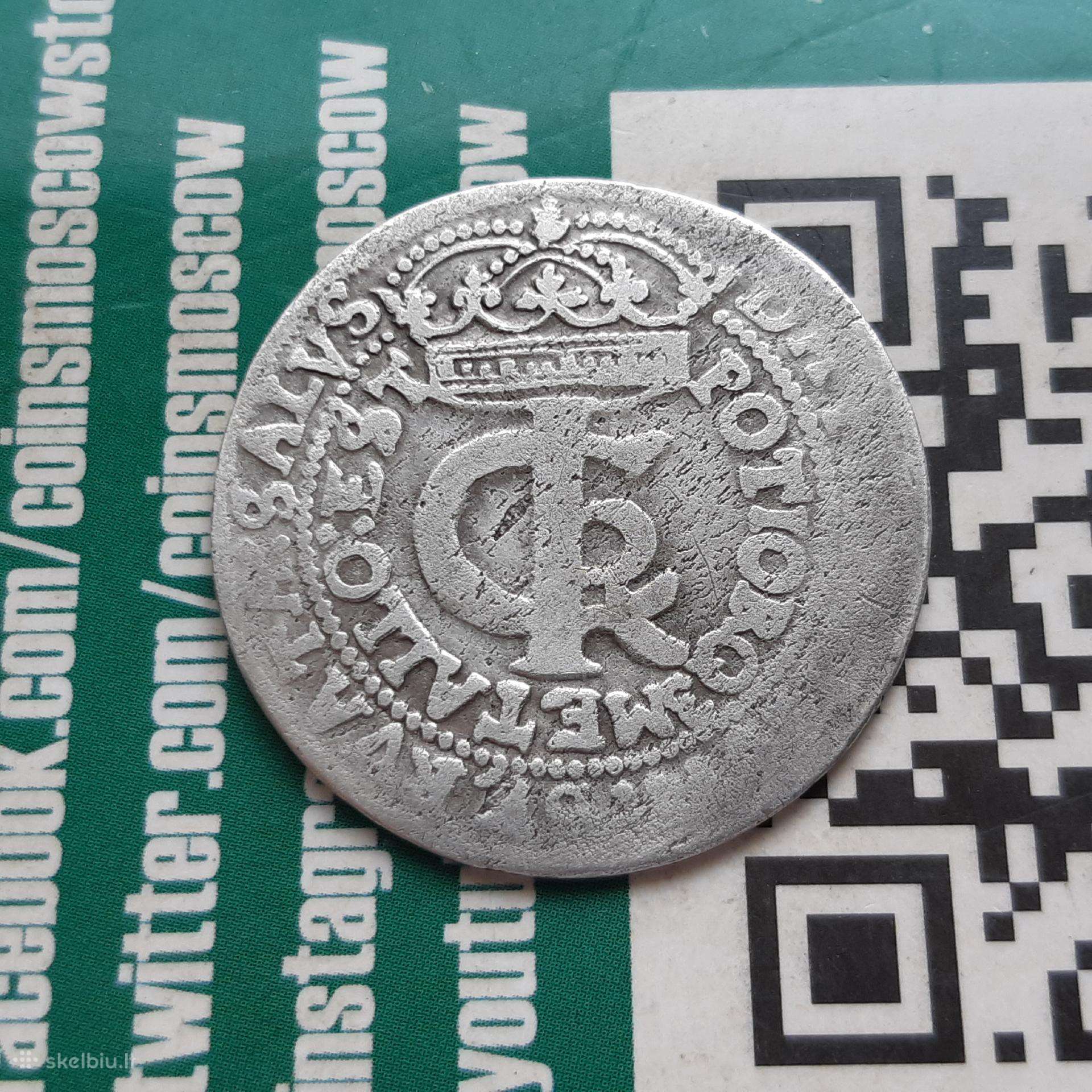 Lenkija 30 grošų sidabras 1665