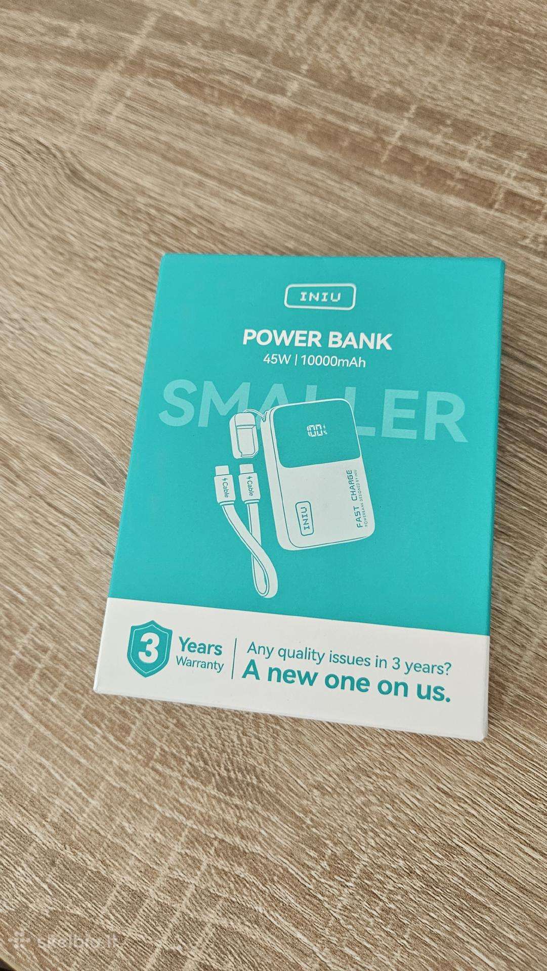 Iniu Pocket Rocket Mini Power Bank 10000mah 45w
