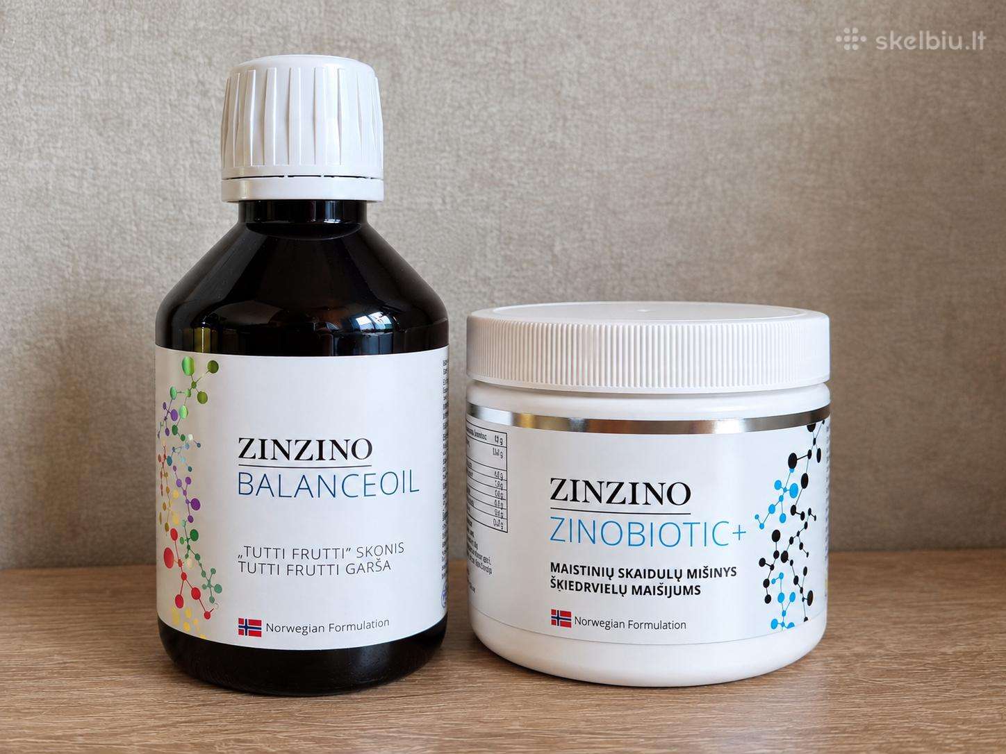 Zinzino Balanceoil 300 ml + Zinobiotic+ – nauji, n