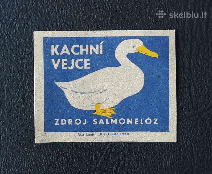 Degtukų etiketė Čekoslovakija 1965 Wildlife 03