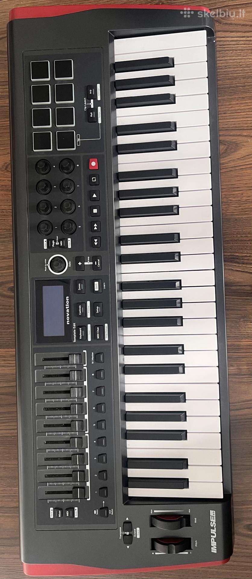 Midi klaviatūra - Novation Impulse 49