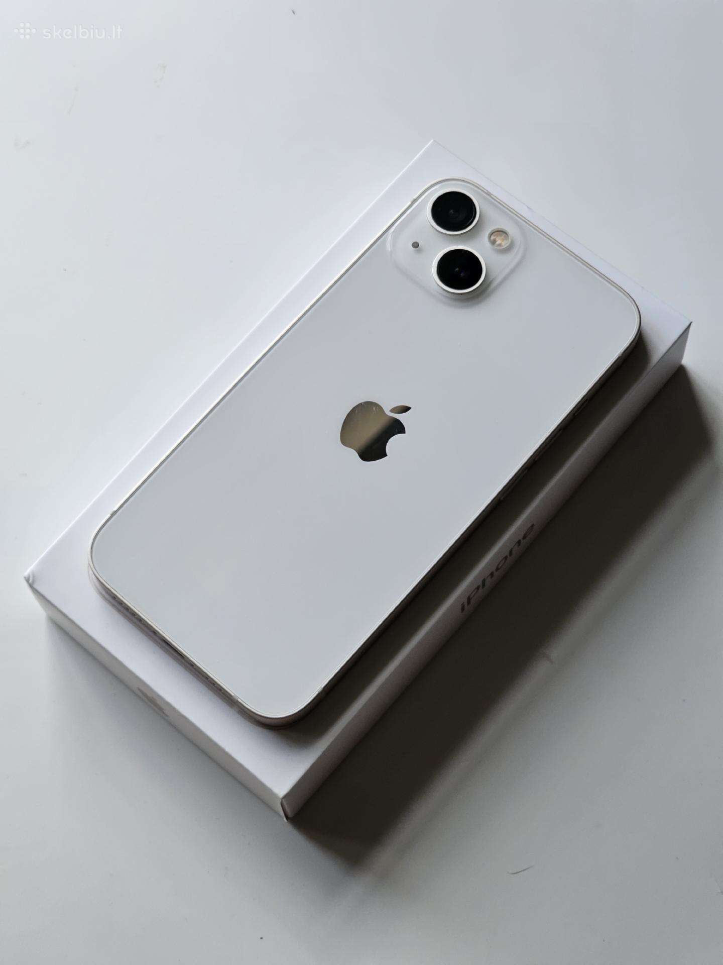 Visiškai veikiantis iPhone 13 128 GB Starlight