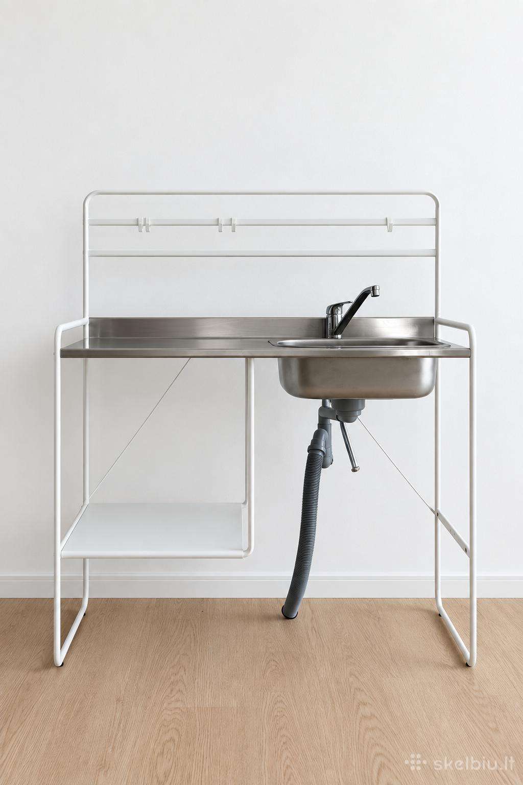 Ikea virtuvė su plautuve