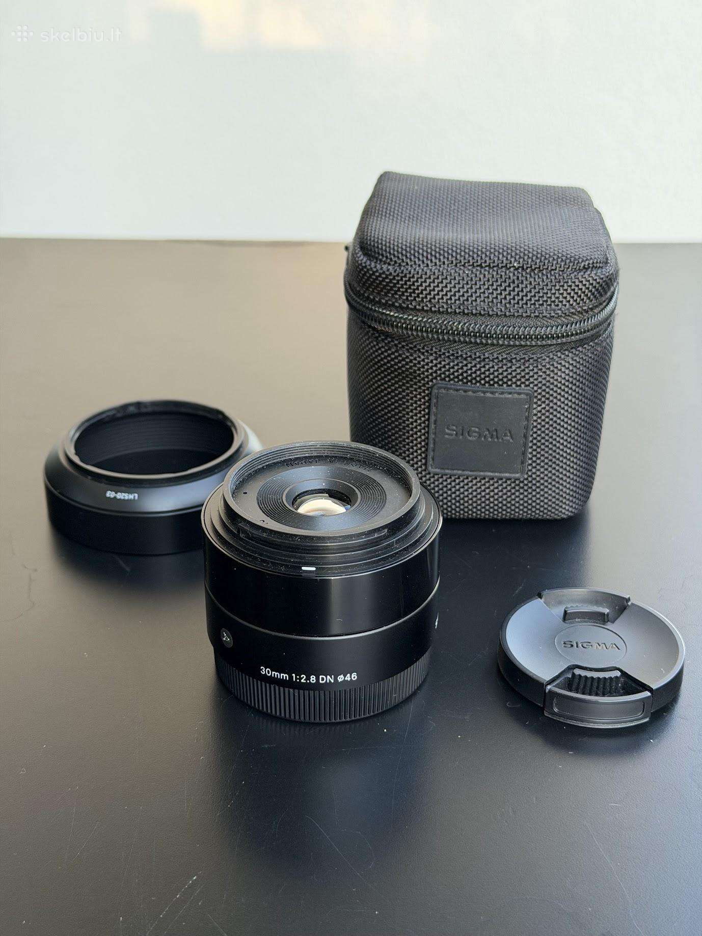Sigma 30mm f/2.8 Dn objektyvas Sony E