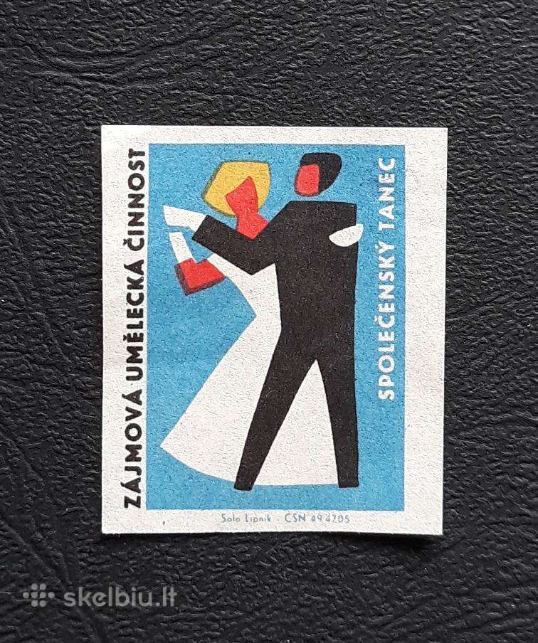 Degtukų etiketė Čekoslovakija 1960-ji 07