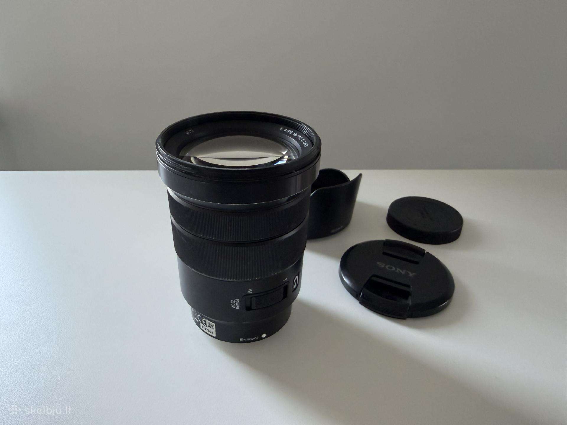 Sony E Pz 18–105 mm F4 G Oss objektyvas