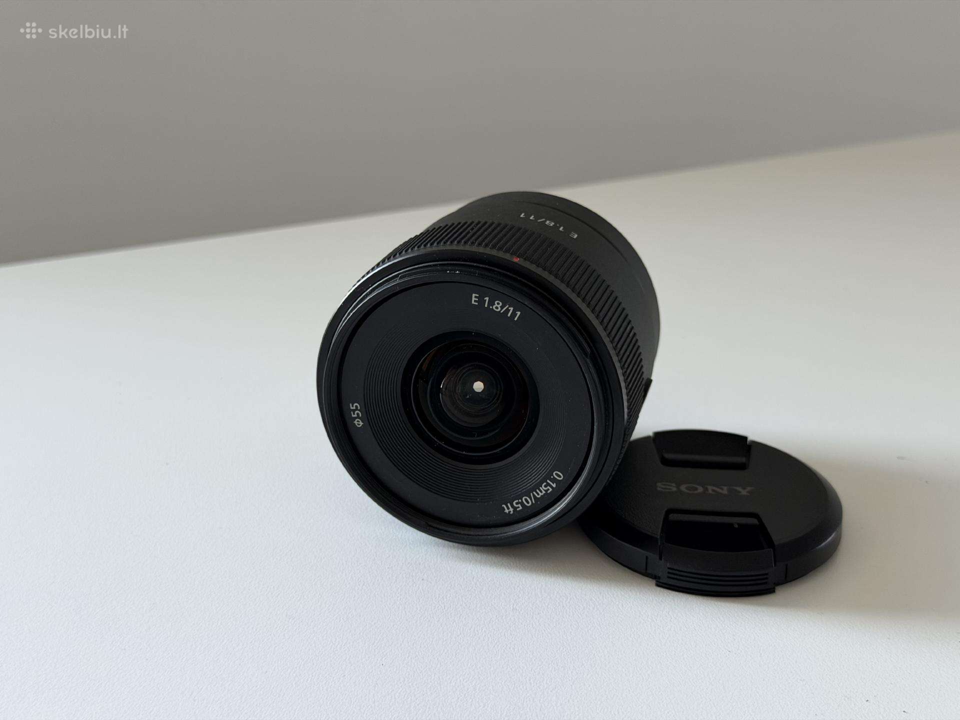 Sony E 11mm F1.8 ultra wide Aps-c objektyvas