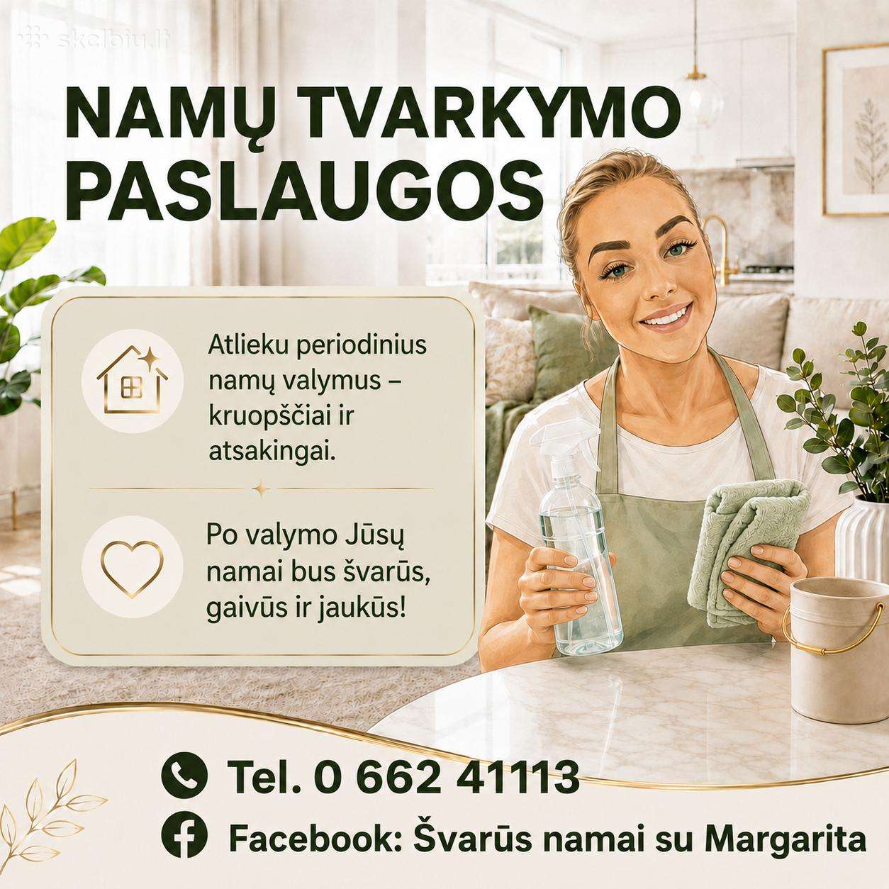 Periodinis butų, namų, ofisų valymas