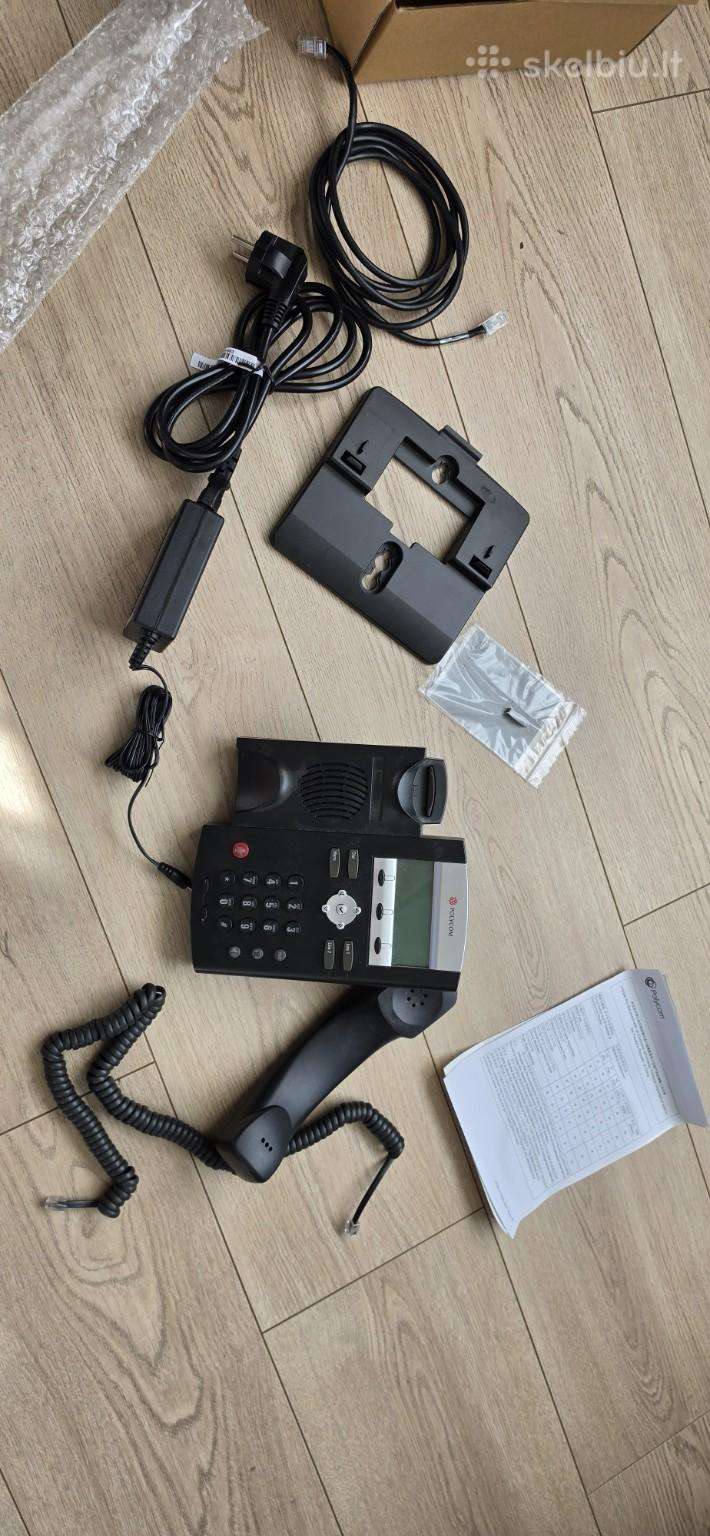4 vnt. Polycom Soundpoint Ip331 – nenaudoti