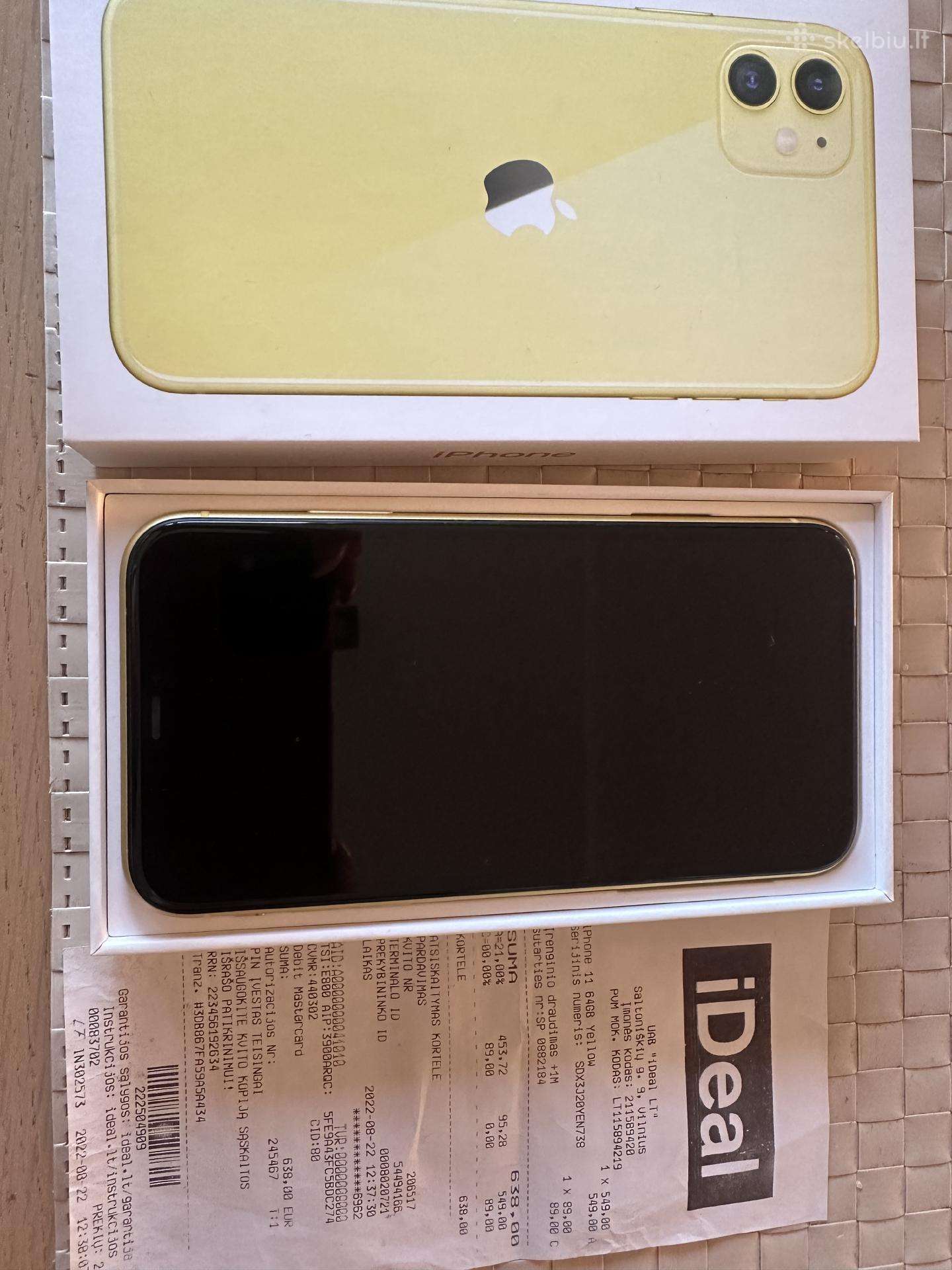 Parduodu puikios b. Apple iPhone 11, 64 GB