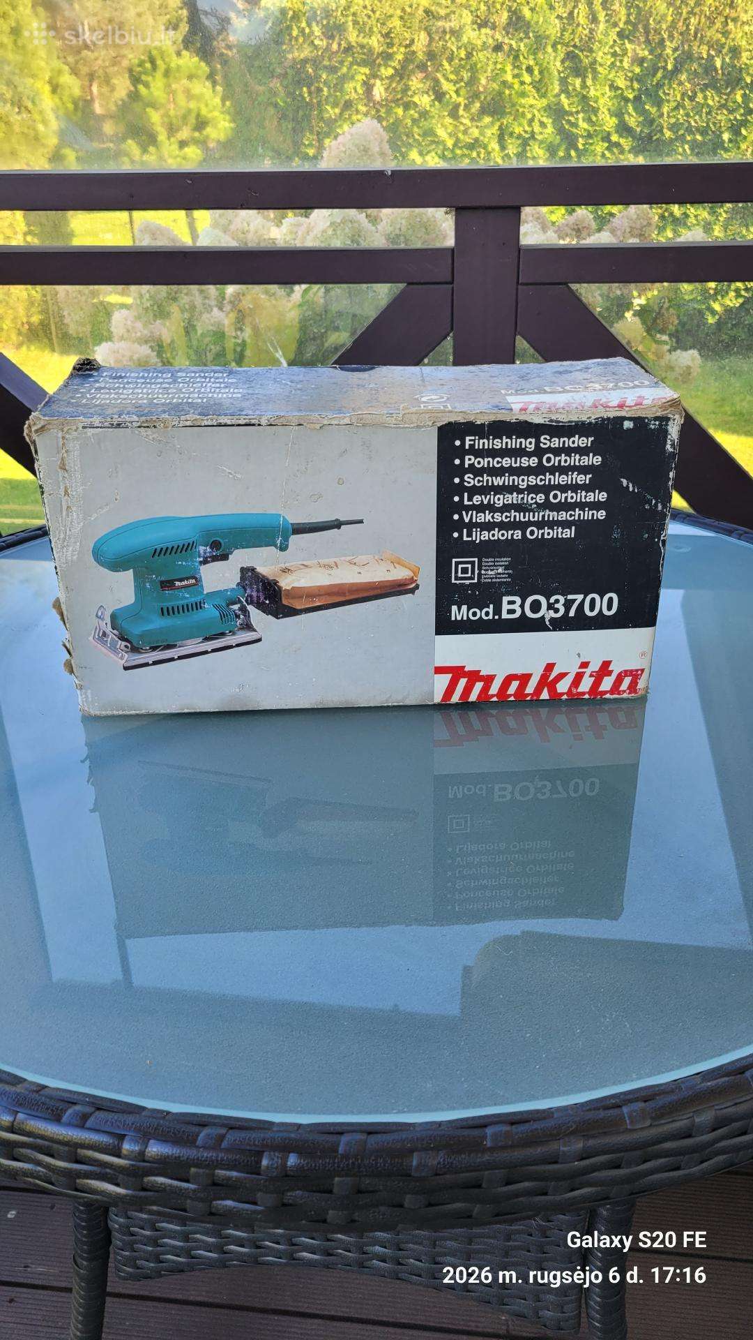 Vibracinis šlifuoklis Makita Bo3700