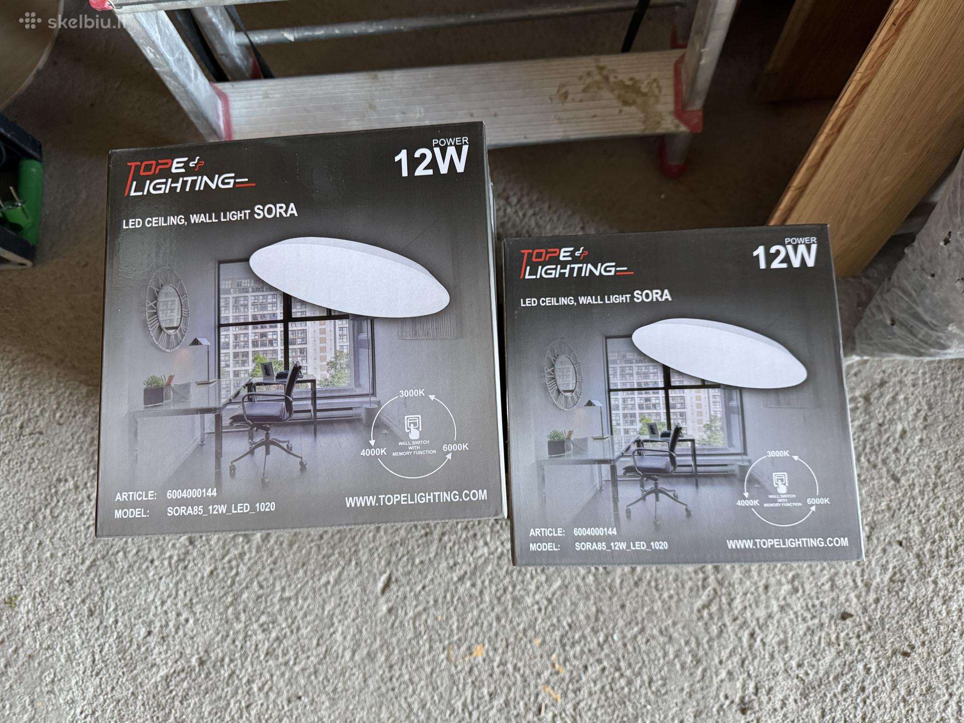 Šviestuvas Tope Sora LED, 12w, 3000 - 6000 k