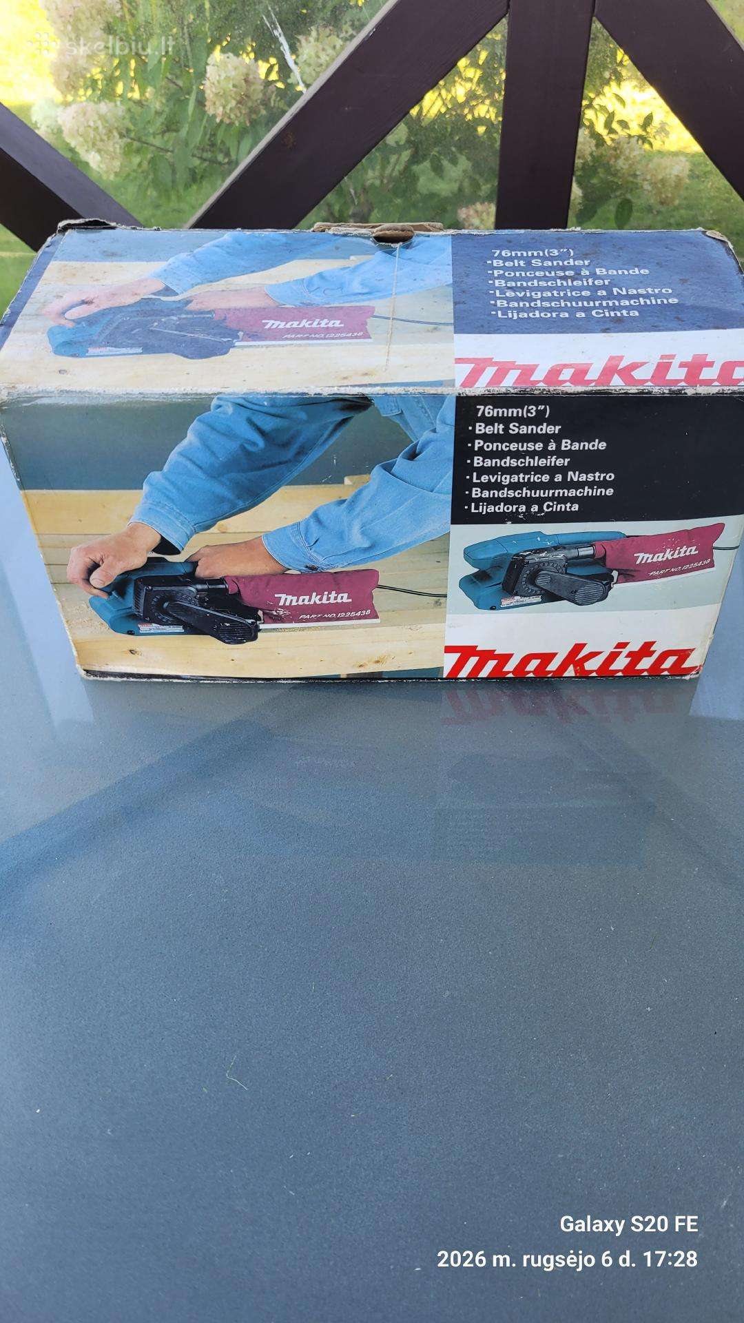 Juostinis šlifuoklis Makita 9911