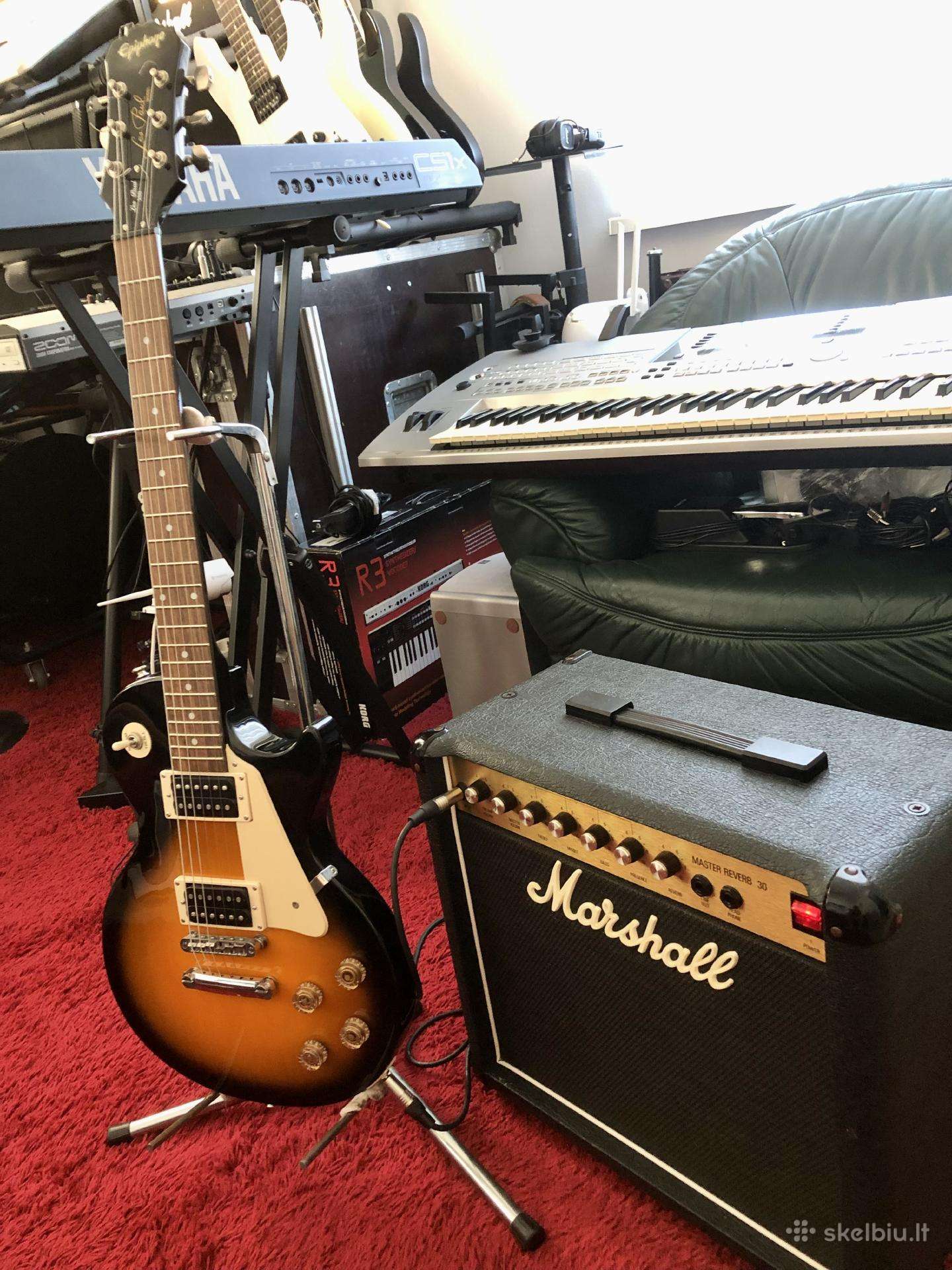 Parduodu el. gitarą su Marshall kolonėle.