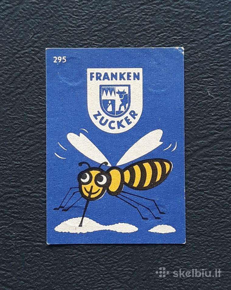 Degtukų etiketė Vokietija 1960-ji Wildlife 04