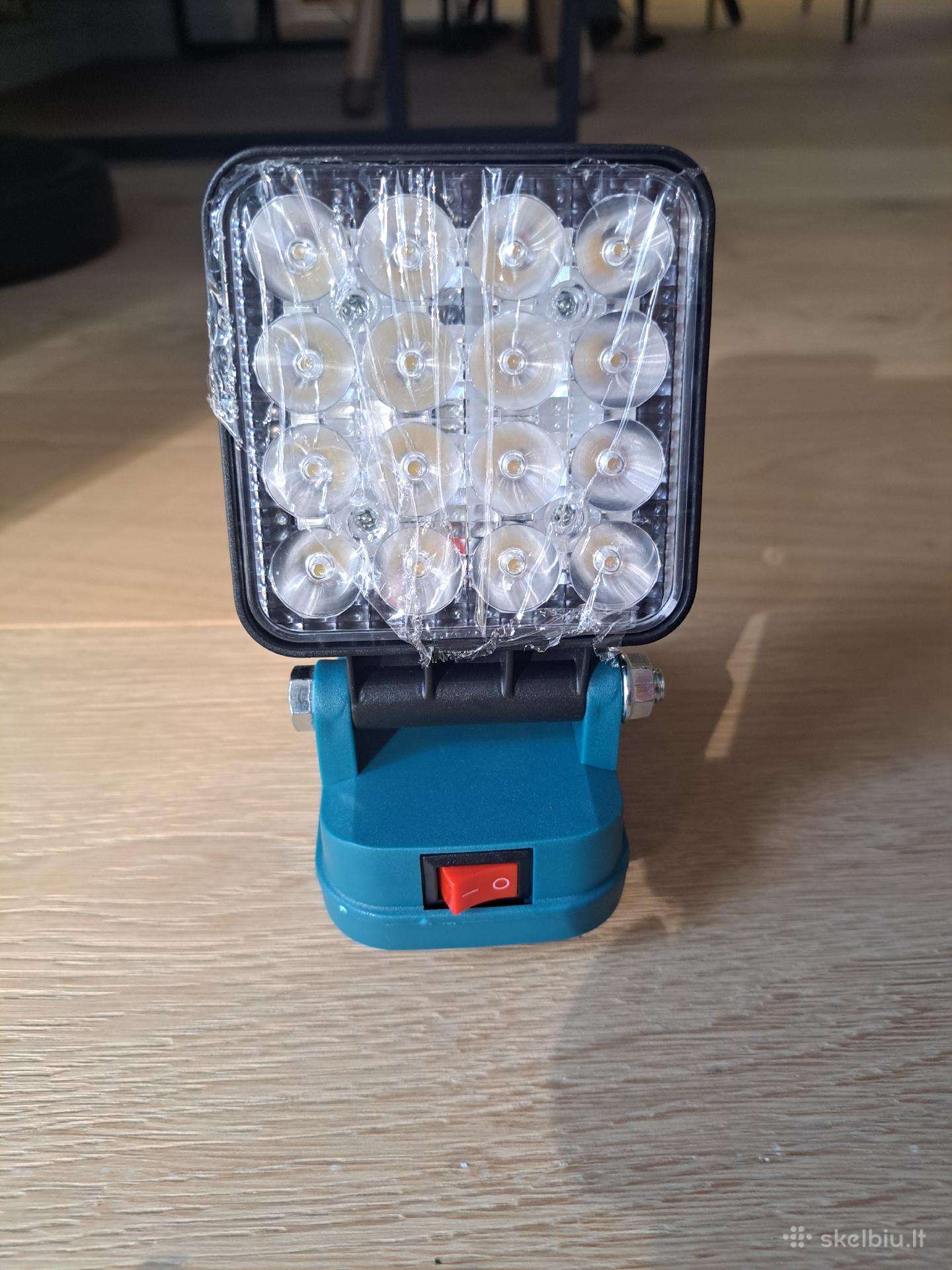 Nauja LED lempa Makita 18 V akumuliatoriui
