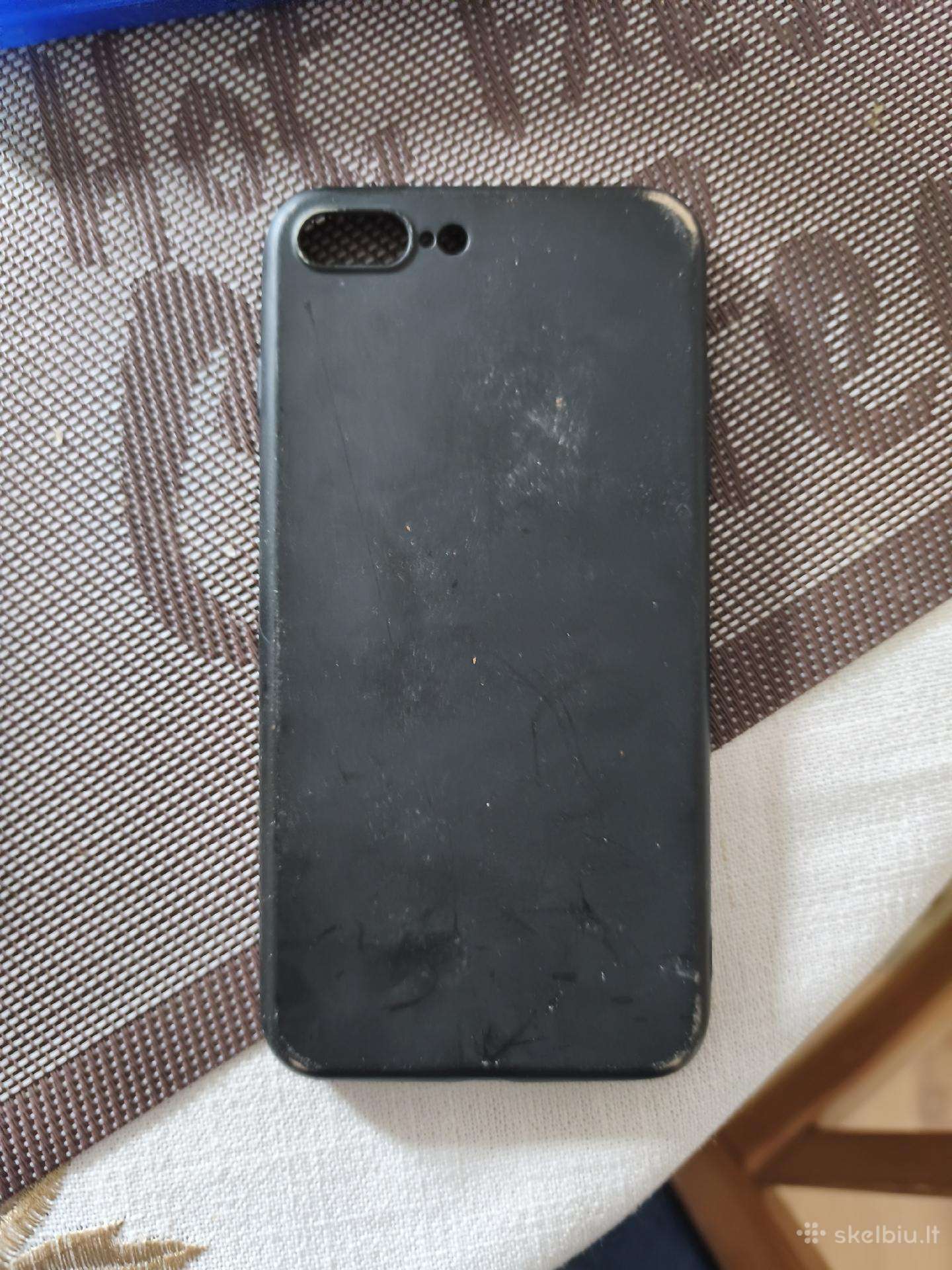 iPhone 7 plus Juodas Dėklas
