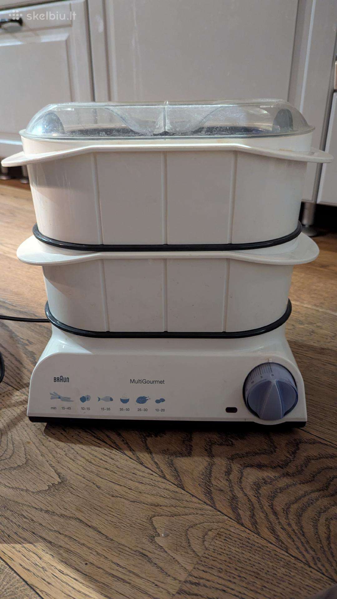 Mažai naudotas garpuodis Braun Multigourmet FS 20k